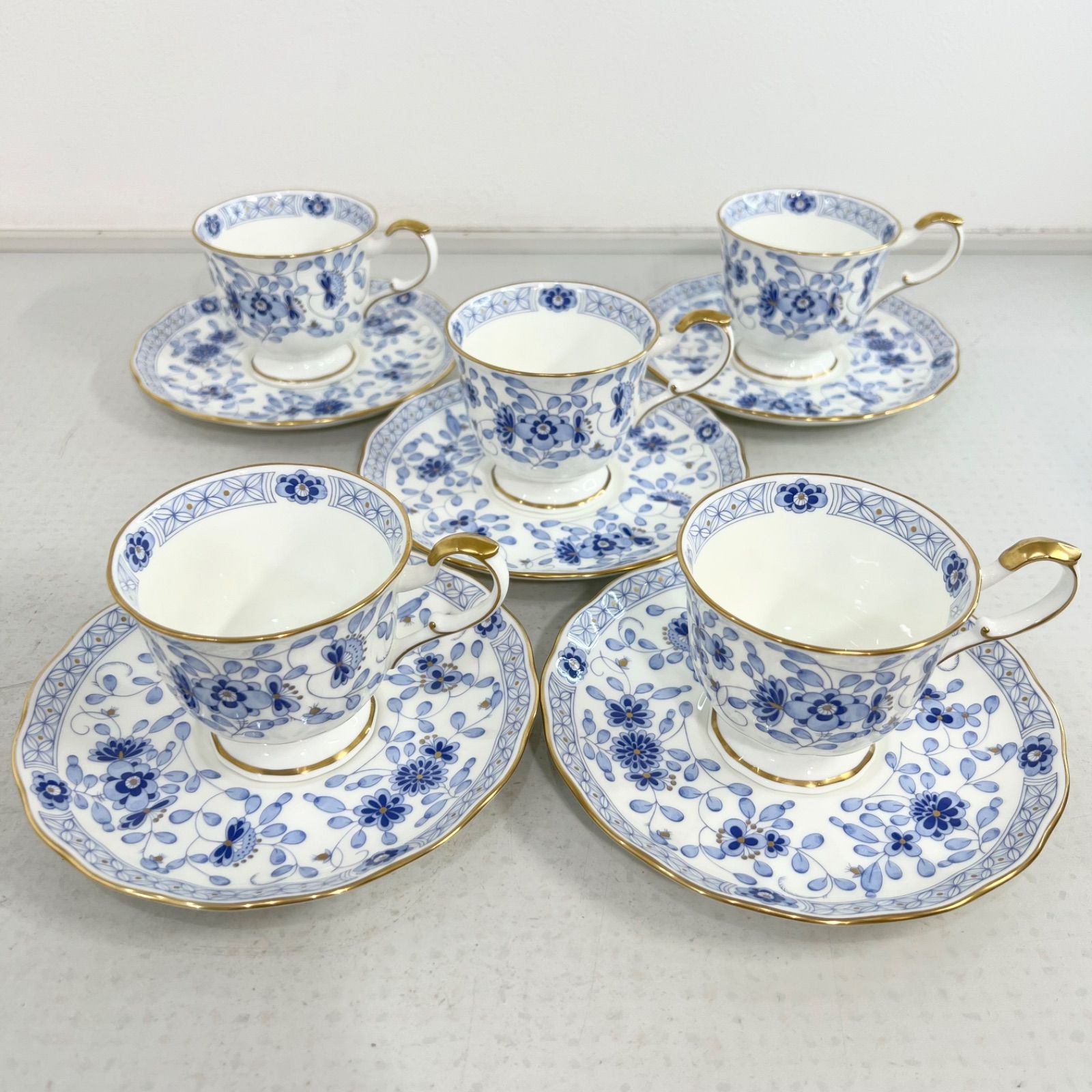 5客セット】ナルミ ミラノ コーヒーカップ&ソーサー カップ ソーサー