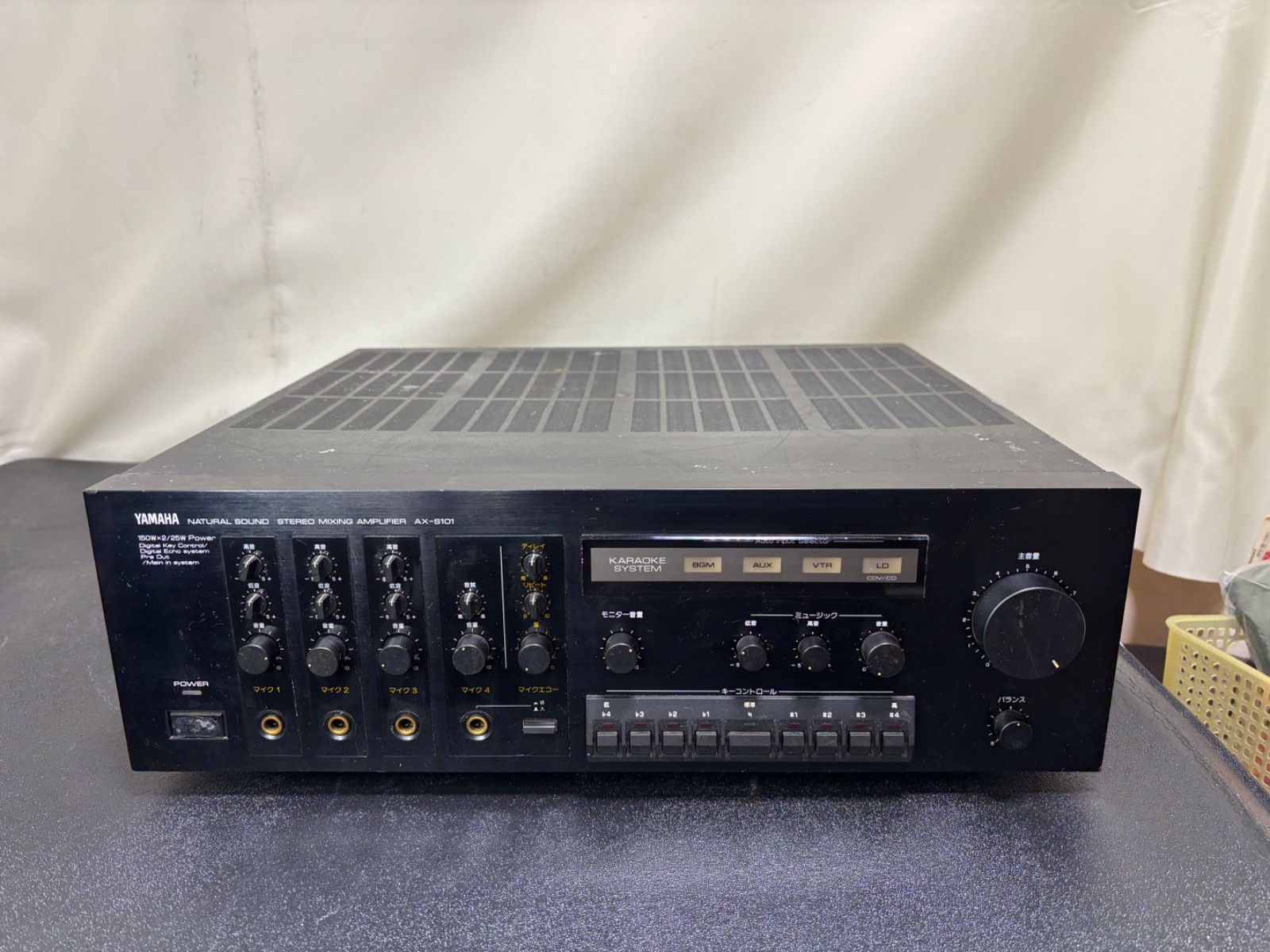 YAMAHA ヤマハ AX-S101 ステレオ ミキシング アンプ ジャンク - メルカリ