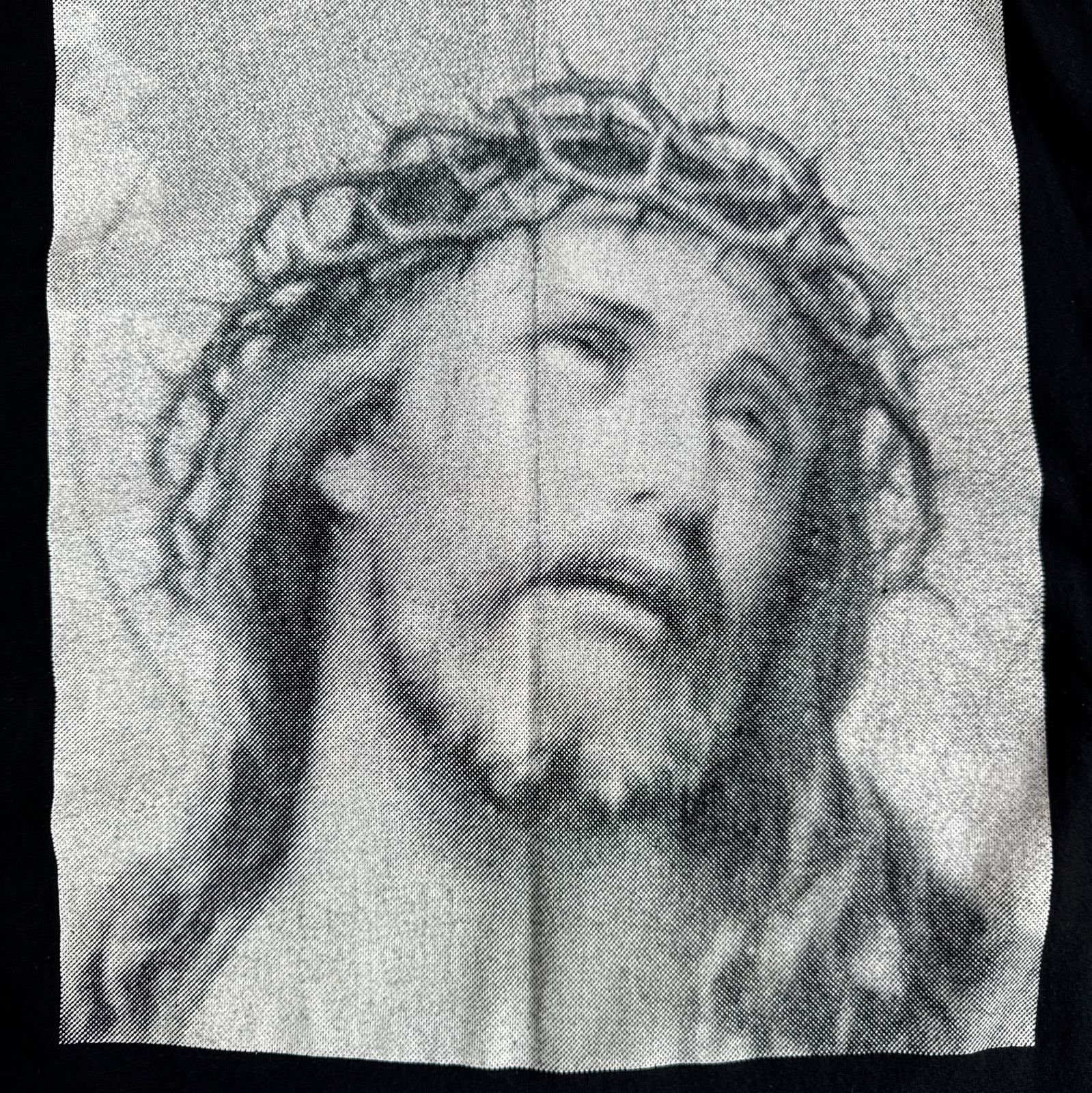 90s Archaic Smile Jesus Christ ジーザス グラフィック プリント T