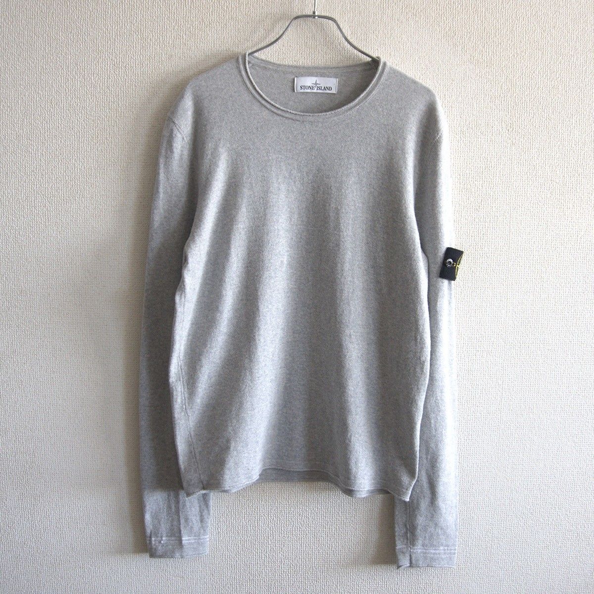 2017SS】STONE ISLAND【Knitwear】S ニット セーター グレー ストーン 