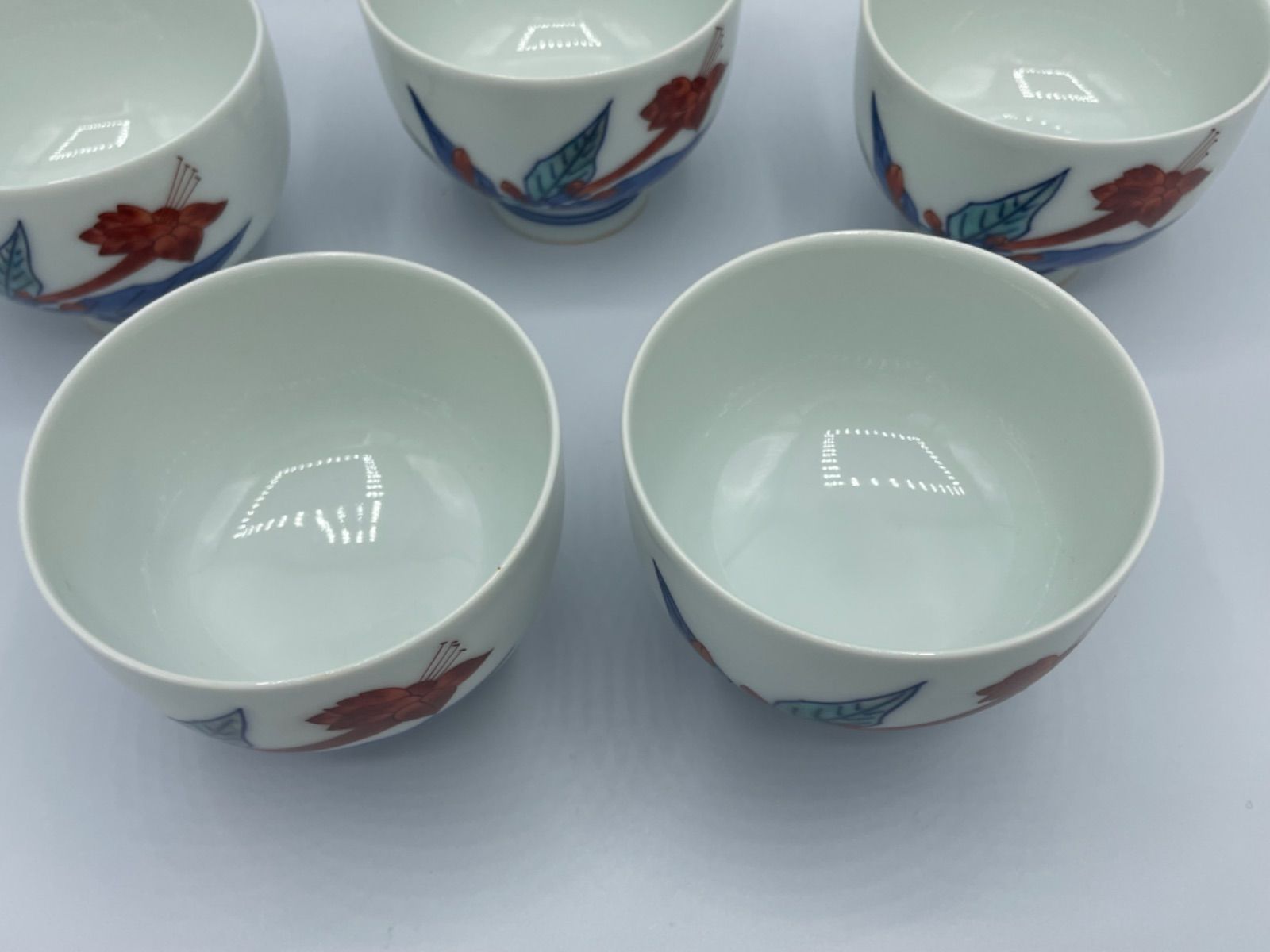 未使用 人間国宝 今泉今右衛門 茶器 急須 煎茶碗 5客 有田焼 - メルカリ