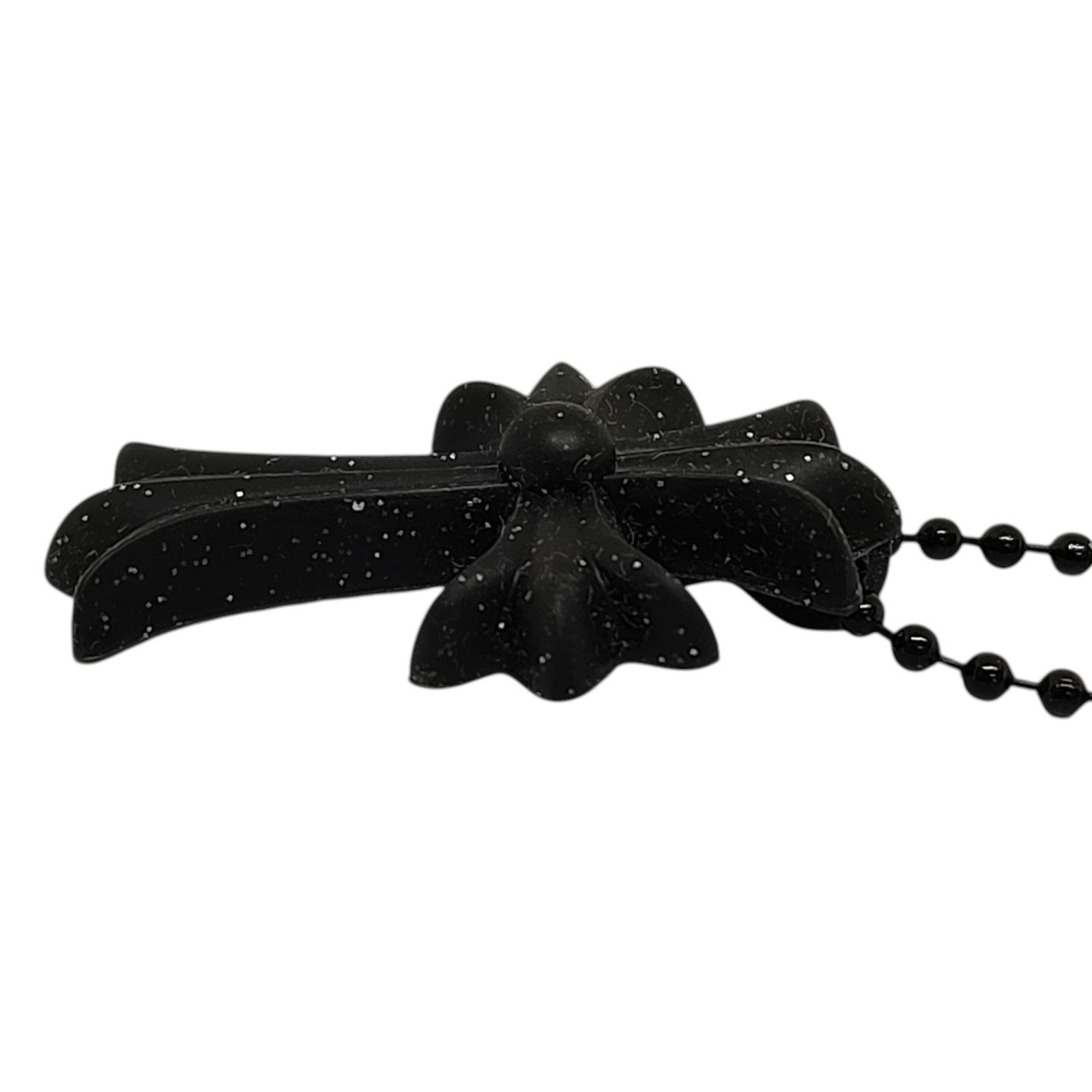 Chrome Hearts クロムハーツ クロス ラバー ネックレス F ブラック 