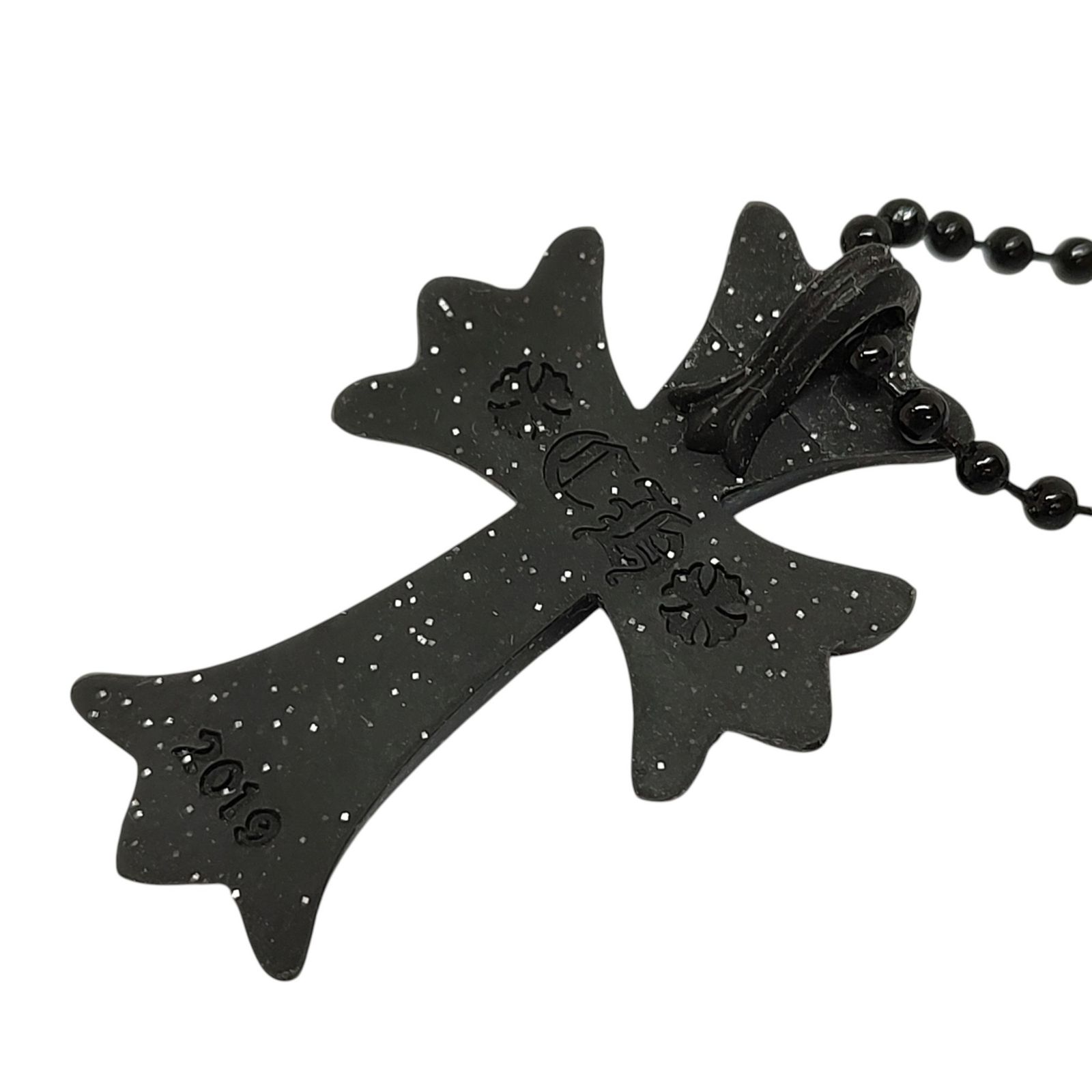 Chrome Hearts クロムハーツ クロス ラバー ネックレス F ブラック 