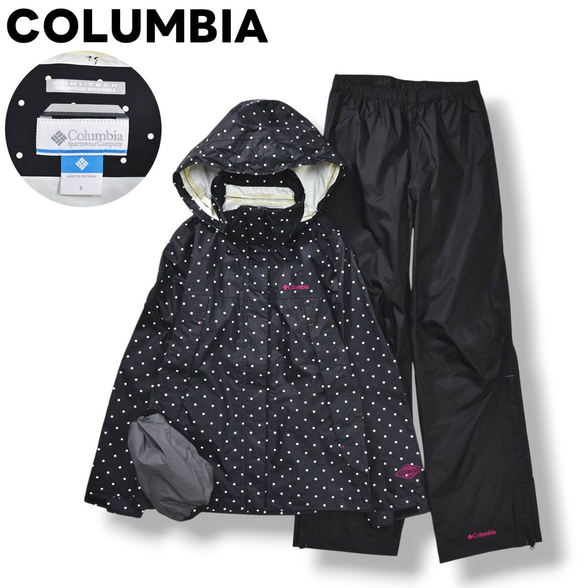 コロンビア オムニテック カッパ 防水 レインスーツ Columbia 【公式通販】
