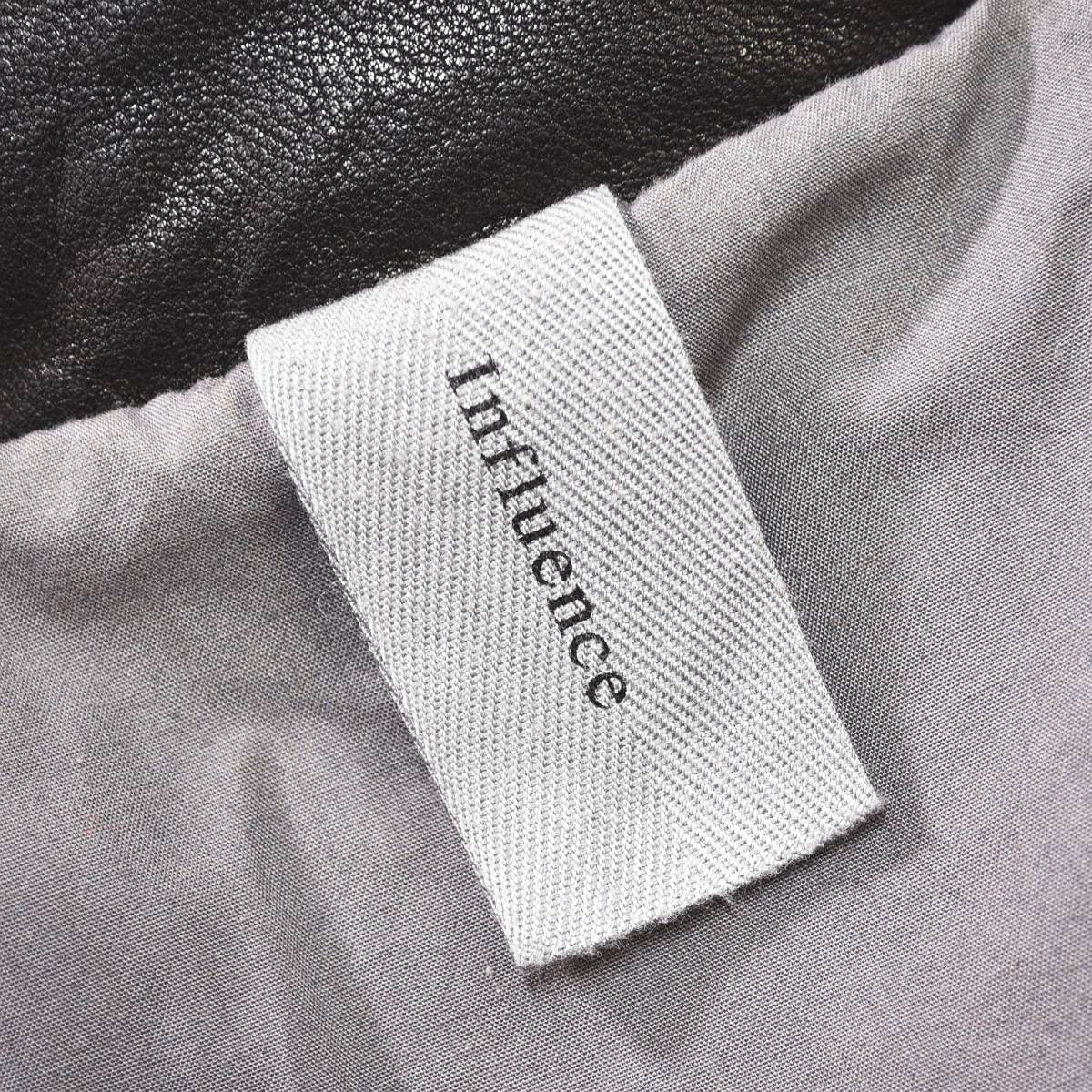 本革】 インフルエンス influence 山羊革 ゴート レザー シングル 