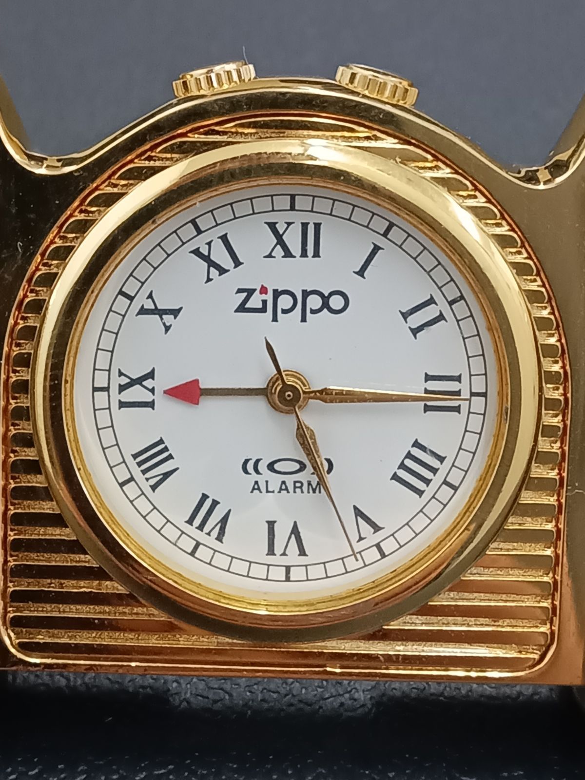 ZIPPO ポケットクロック Yahoo!オークション TIME アラーム付 ジッポ