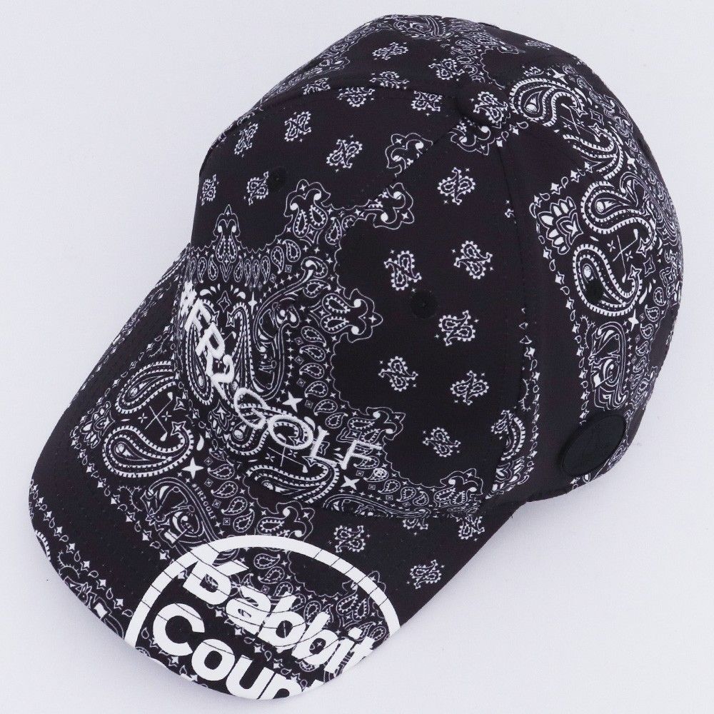 メンズウェア FR2 GOLF Original Paisley CircleLogo Cap FR2 GOLF Paisley CAP ブラック RGA124