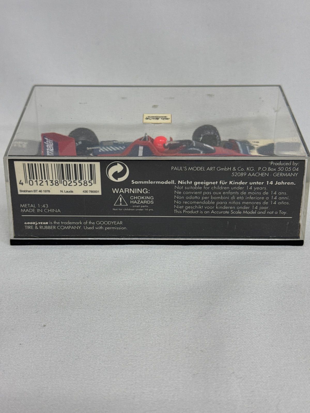 希少】1/43 ミニチャンプス minichamps ブラバム BT46 N.ラウダ 1978