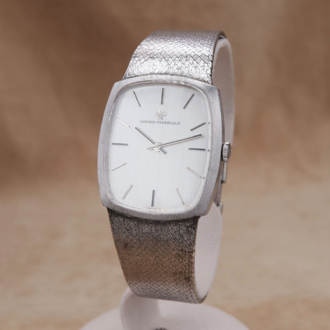 ジラールペルゴ GIRARD-PERREGAUX 手巻き シルバー 925ブレス メッシュ