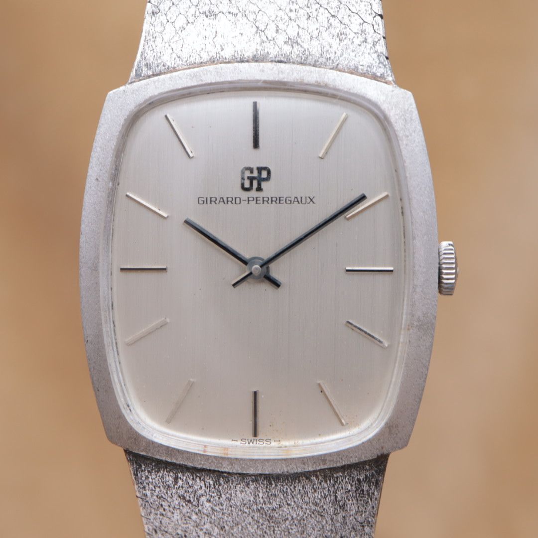 ジラールペルゴ GIRARD-PERREGAUX 手巻き シルバー 925ブレス メッシュ