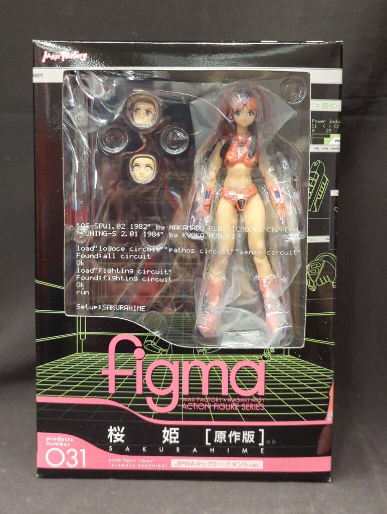 Figma 031 プラレス3四郎 桜姫 原作版 JPWAタッグトーナメントver 