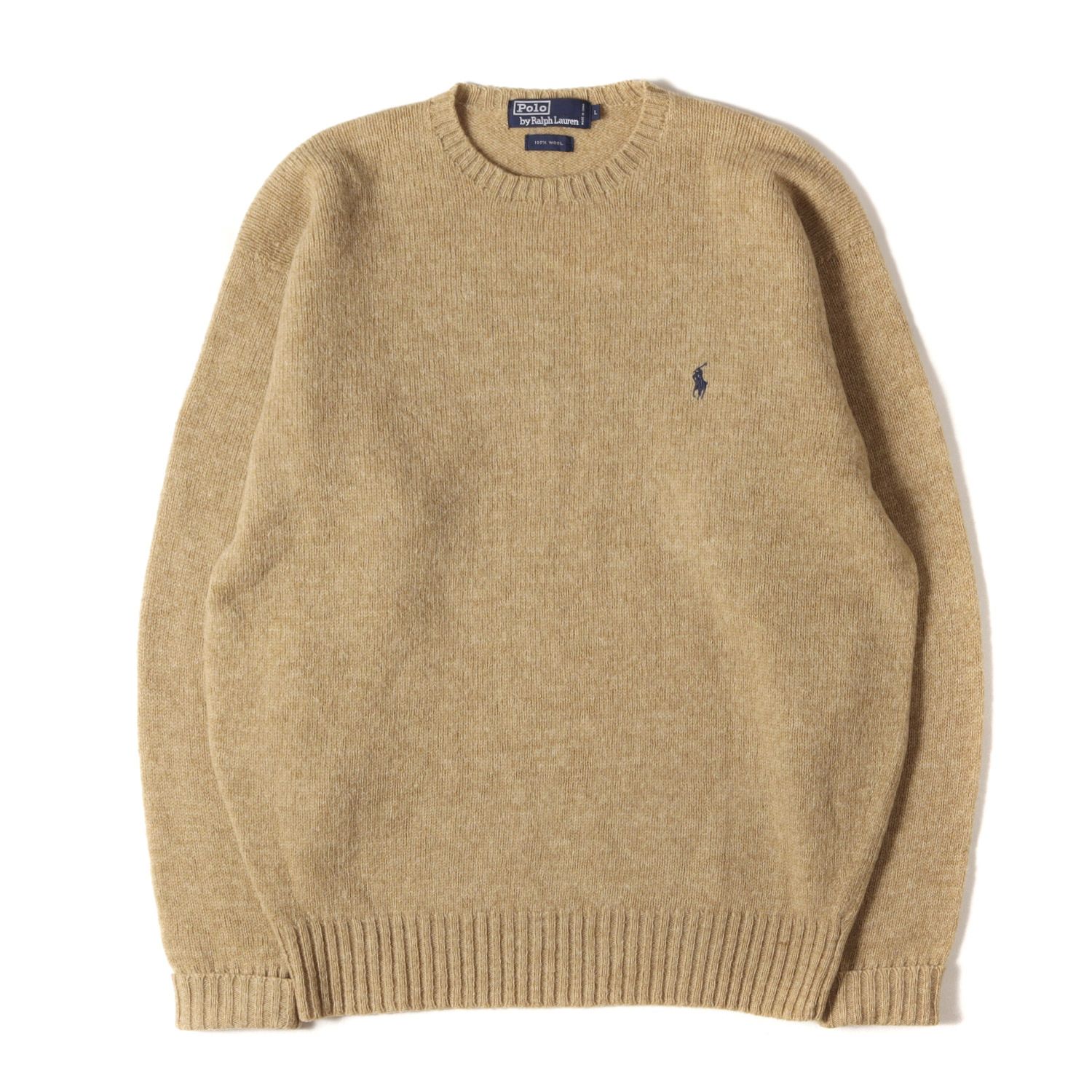 クリアセール 90s Polo by Ralph Lauren ベージュセーター 【公式通販】