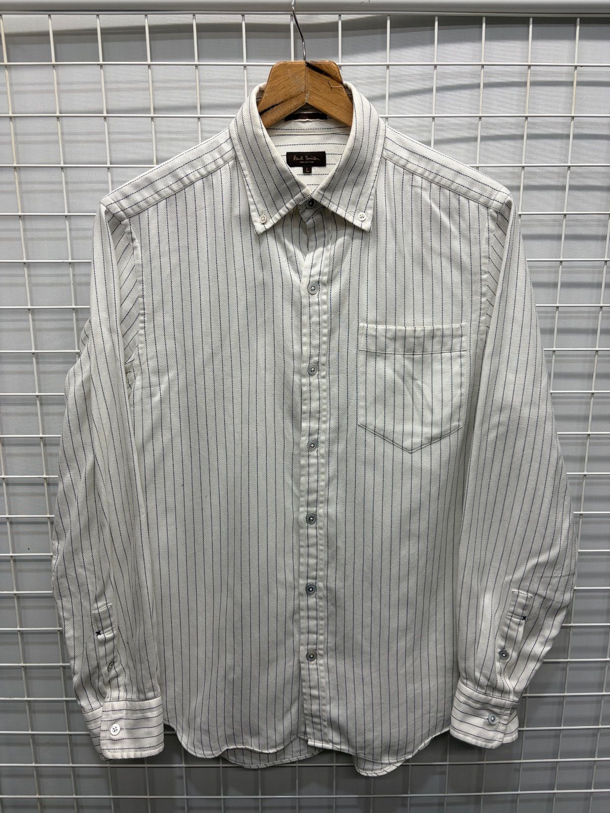 激安 クリーニング Paul Smith ポールスミス ストライプ シャツ 新品