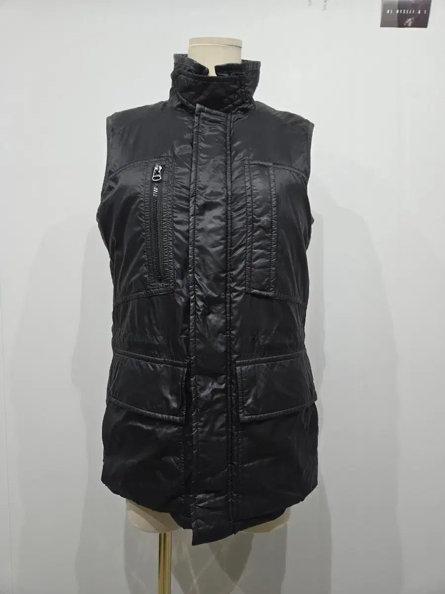 poloRalph Lauren M メンズ 黒ブラック ダウンベスト フード付 POLO
