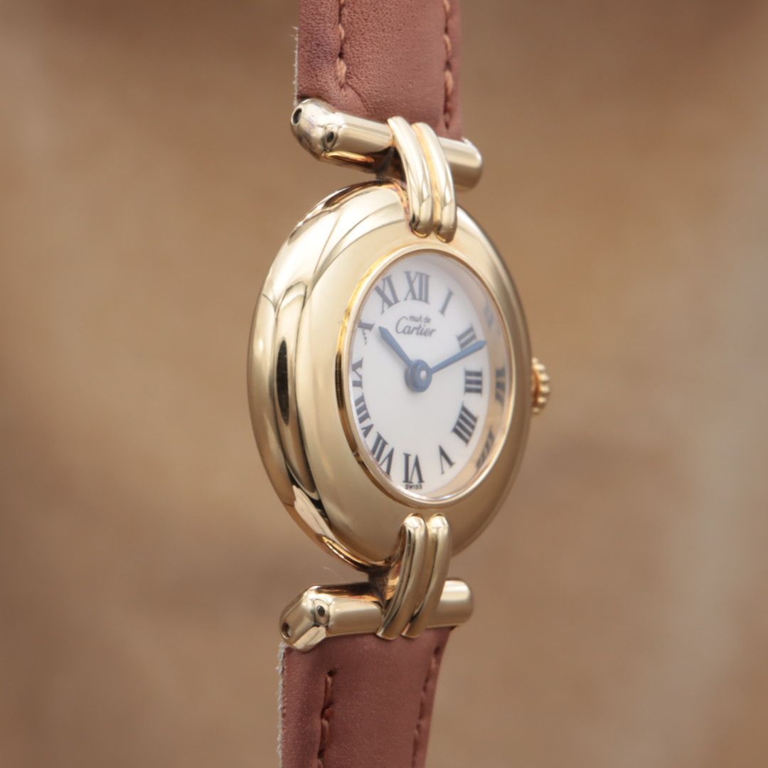 カルティエ マストコリゼSM W1000654 1902 Cartier musr Colisée 白