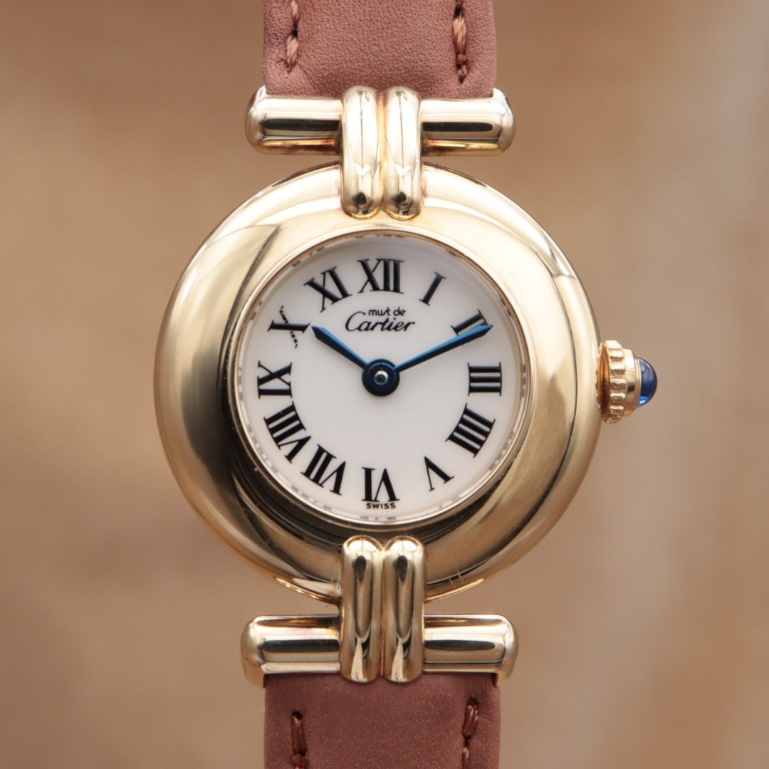カルティエ マストコリゼSM W1000654 1902 Cartier musr Colisée 白