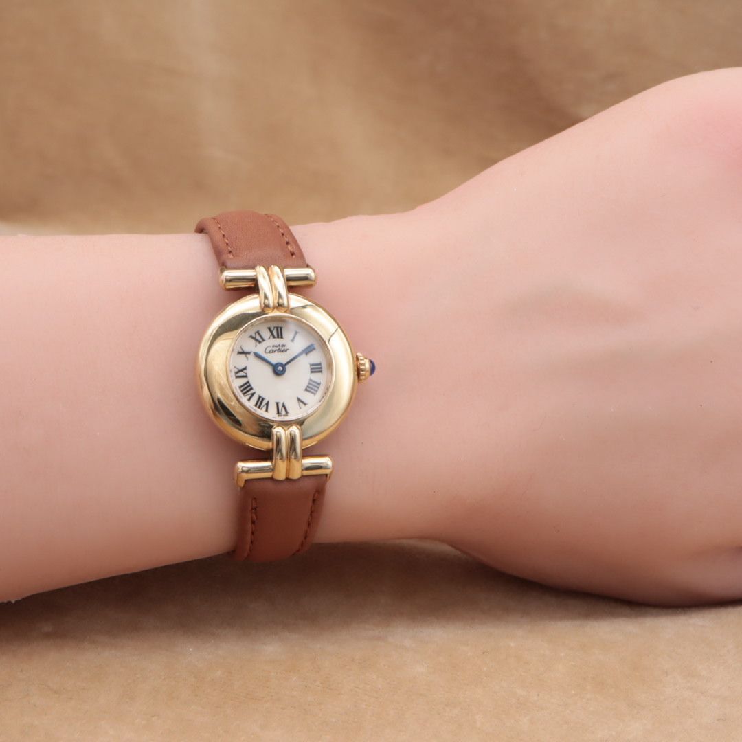 カルティエ マストコリゼSM W1000654 1902 Cartier musr Colisée 白