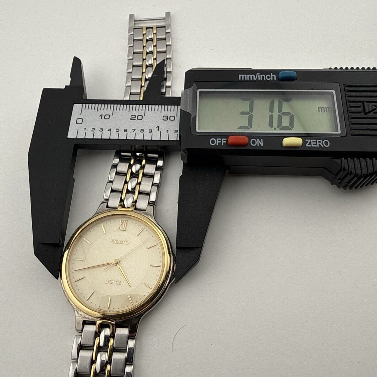 新品電池】SEIKO セイコー Dolce ドルチェ シルバー 10角形 メンズ