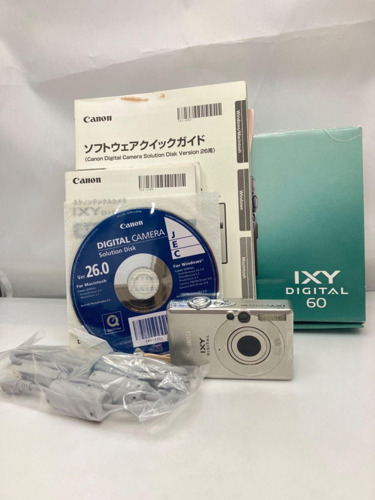 カメラ ☆ Canon キャノン IXY DIGITAL 60 コンパクトデジタルカメラ
