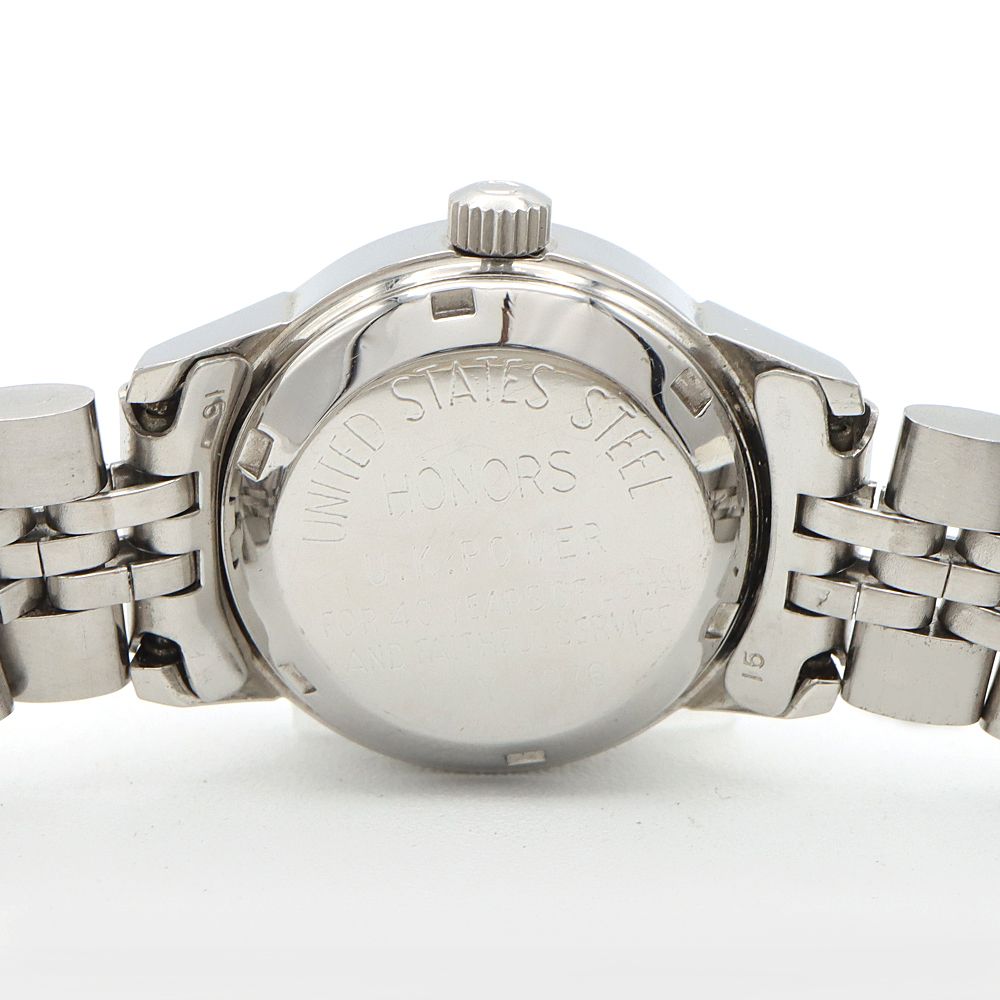 OMEGA オメガ DeVille デビル USS 566.0045 Cal.683 17石 デイト シルバー SS ステンレス レディース 手巻き アンティーク ヴィンテージ デヴィル【腕時計】【中古】 OMEGA オメガ DeVille デビル USS 566.0045 Cal.683 17石 デイト
