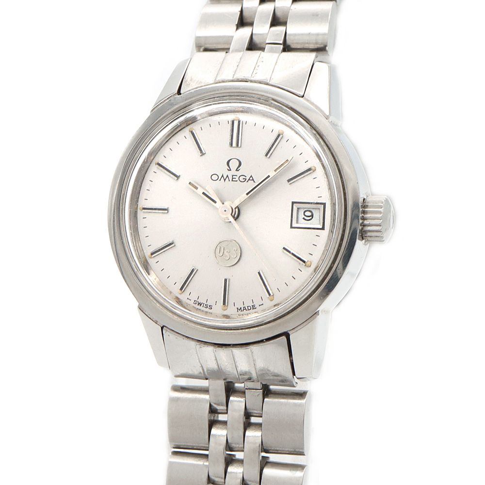 OMEGA オメガ DeVille デビル カットガラス 511.254 Cal.485 17石 シルバー SS ステンレス レディース 手巻き アンティーク ヴィンテージ デヴィル【腕時計】【中古】 OMEGA - OMEGA オメガ DeVille デビル カットガラス 511.254 Cal.485