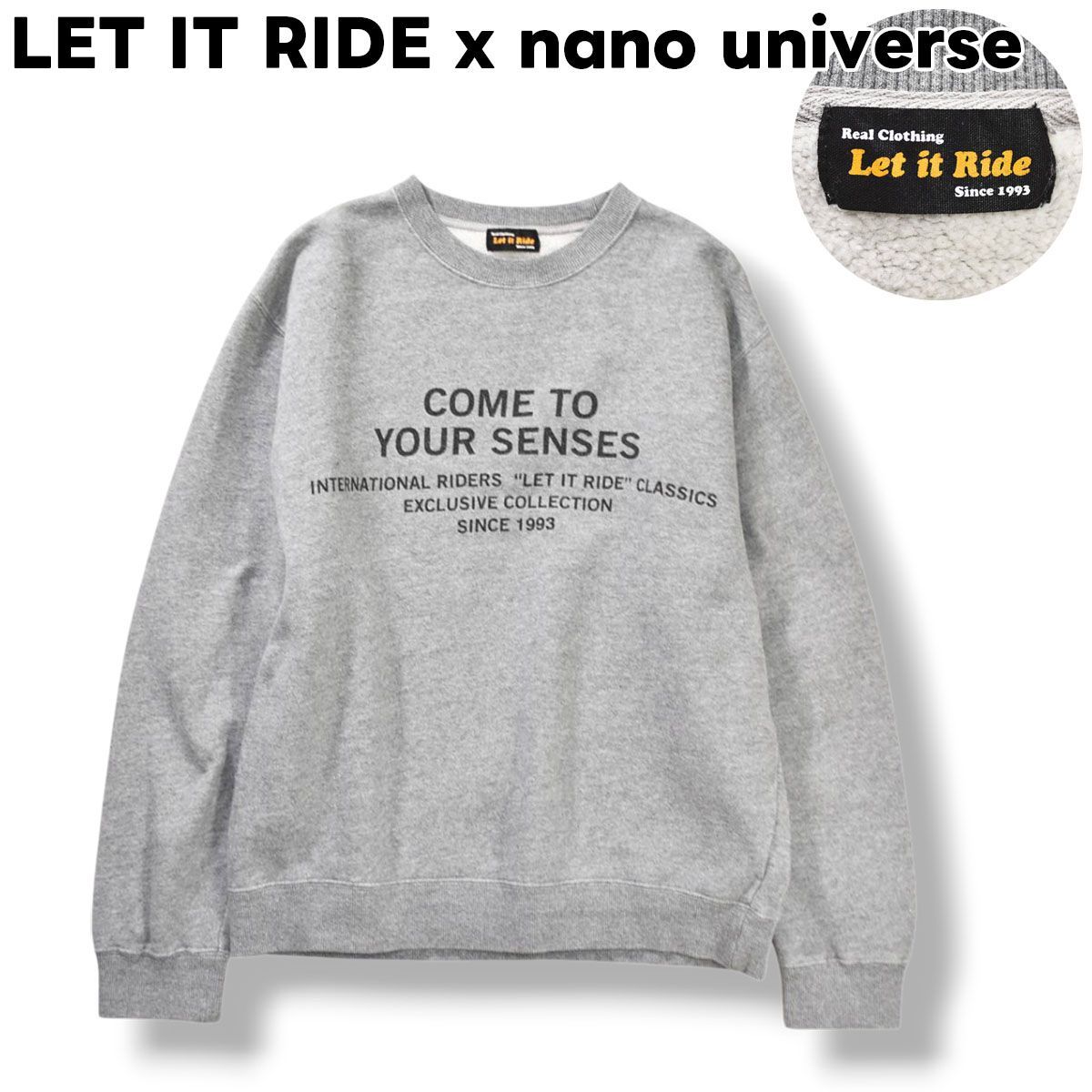 レット イット ライド LET IT RIDE ナノユニバース nano universe 別注 