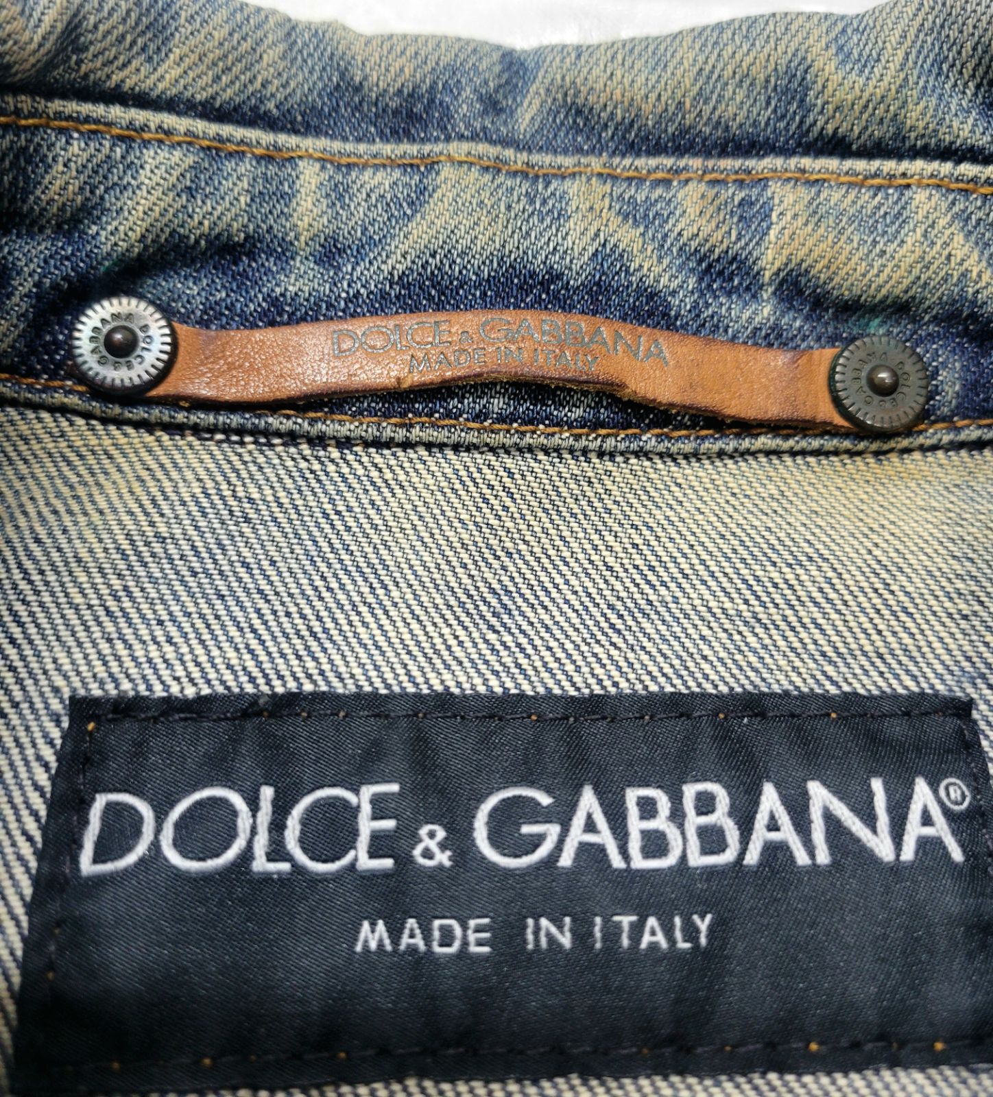 DOLCE&GABBANA ドルチェ＆ガッバーナ デニムジャケット 44 イタリア製