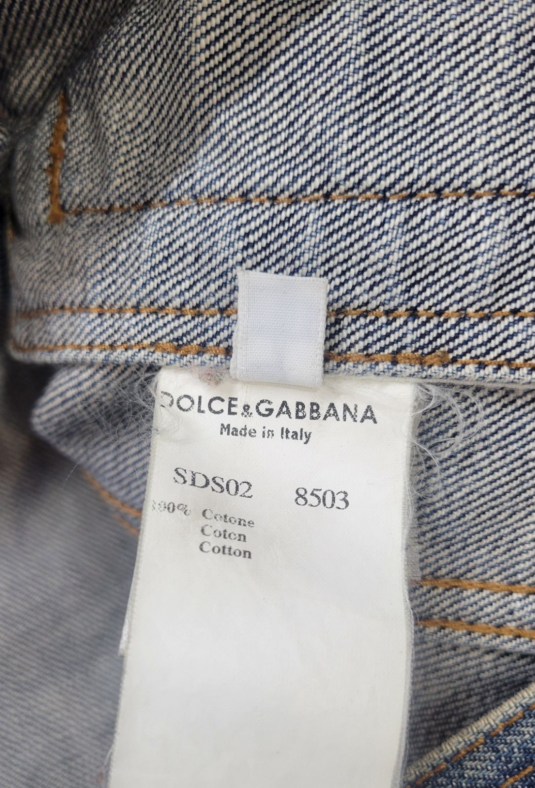 DOLCE&GABBANA ドルチェ＆ガッバーナ デニムジャケット 44 イタリア製