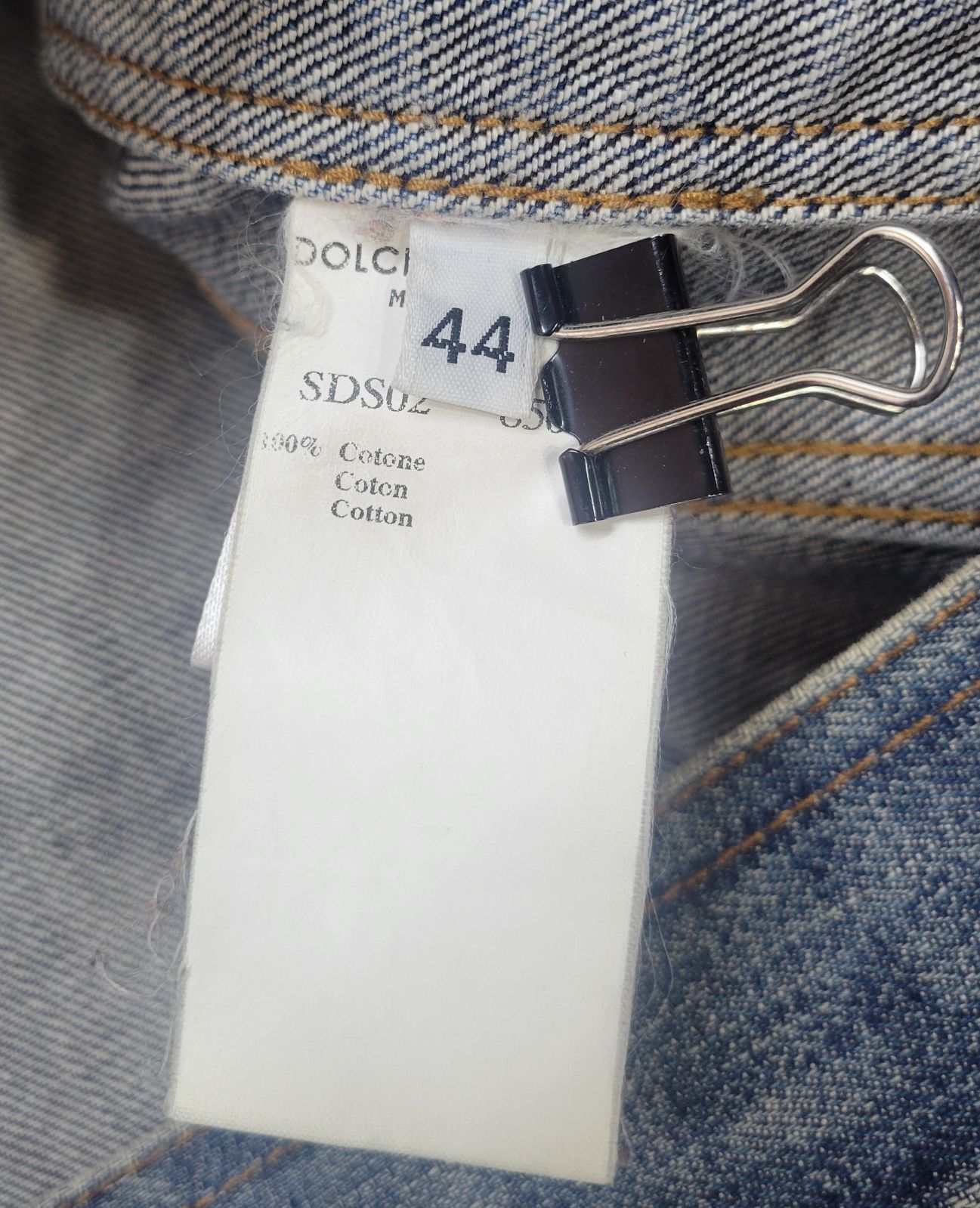 DOLCE&GABBANA ドルチェ＆ガッバーナ デニムジャケット 44 イタリア製