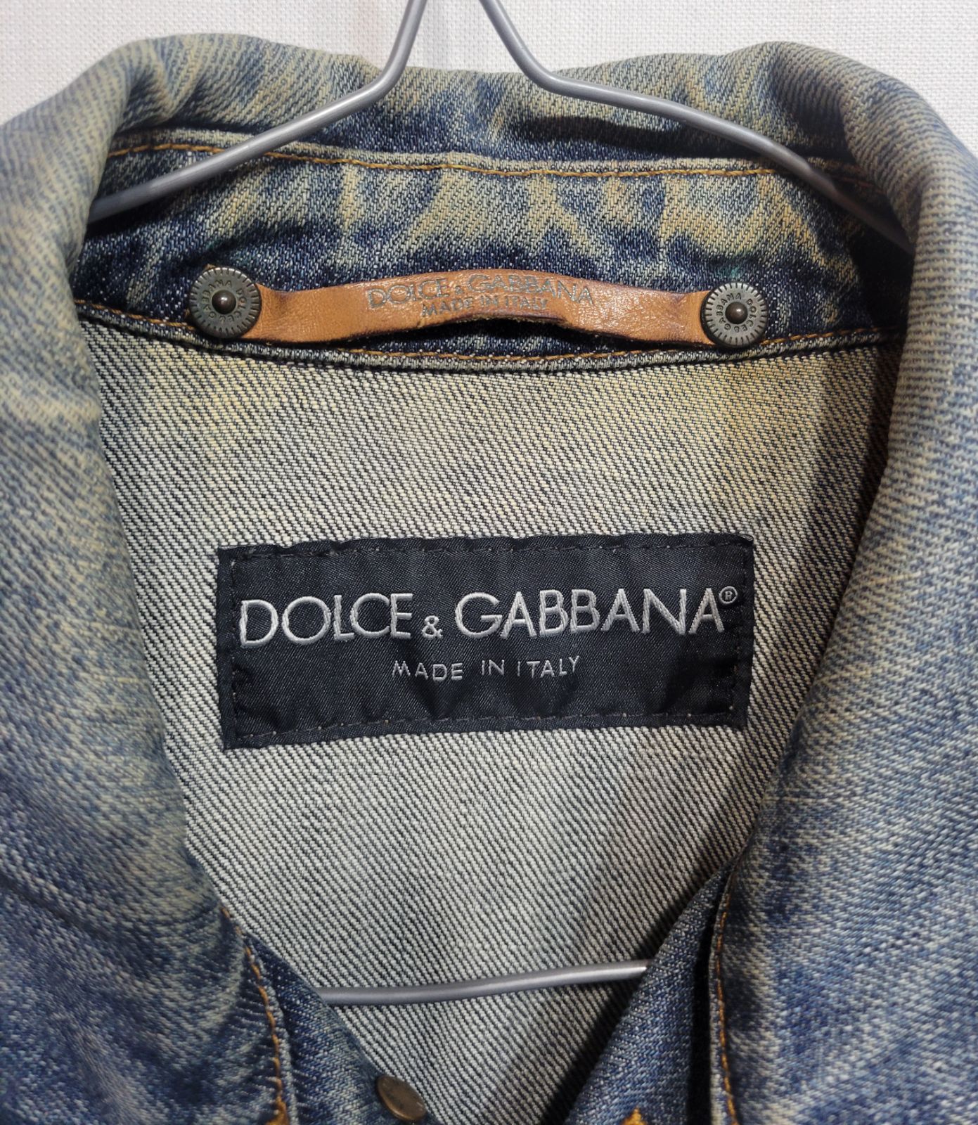 ドルチェ＆ガッバーナ デニムジャケット44 DOLCE&GABBANA ドルチェ＆ガッバーナ デニムジャケット 44 イタリア製