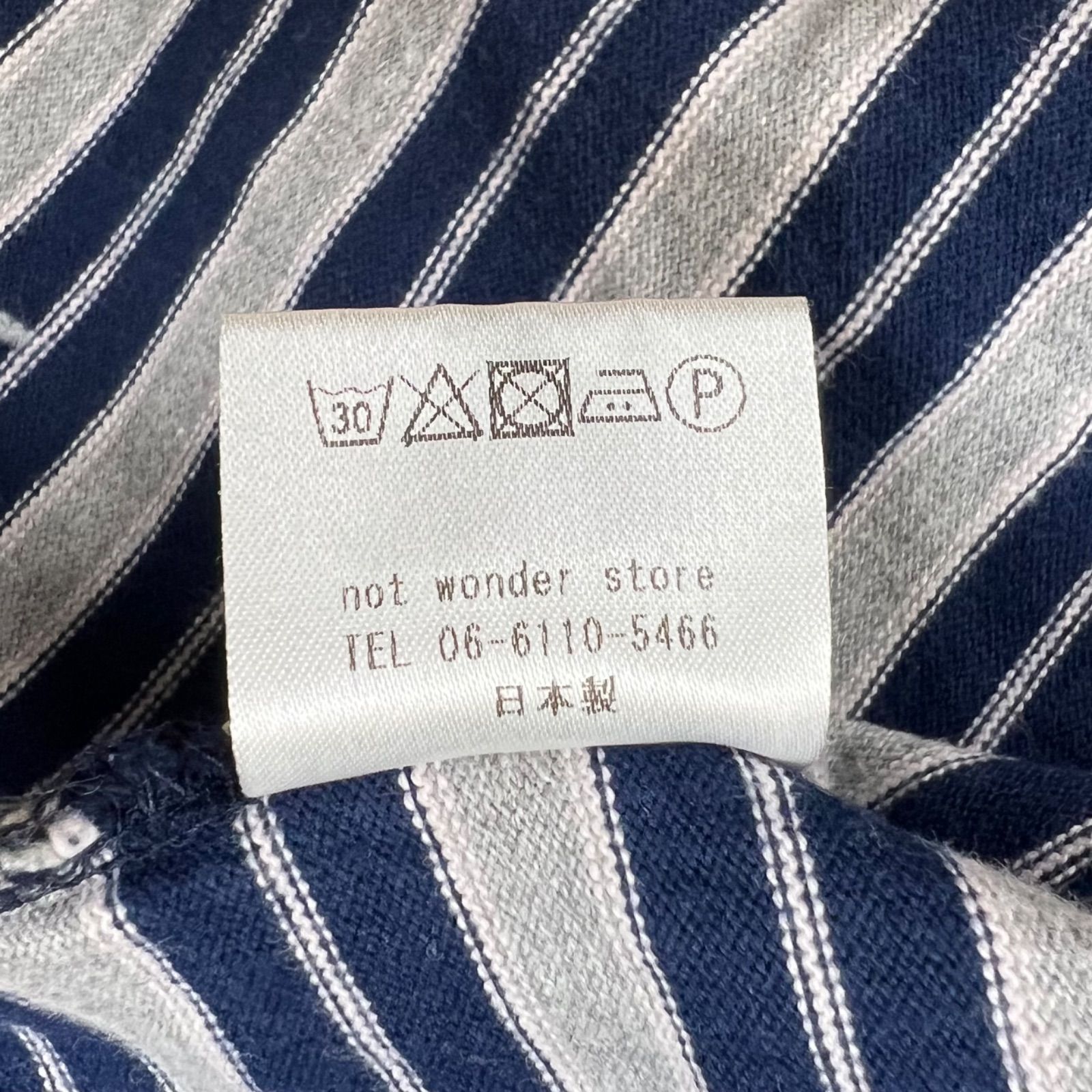 wonderland JAPAN made Border L/S Tee 1 ワンダーランド ボーダー 