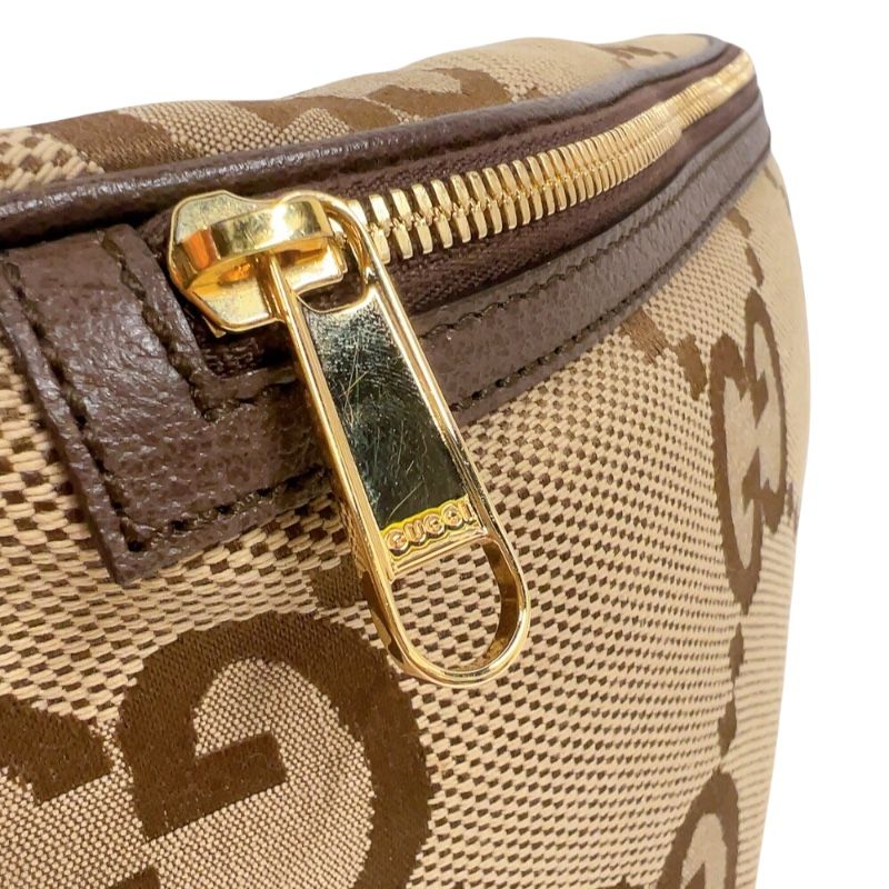 グッチ GUCCI ジャンボGGベルトバッグ 696031 ブラウン GGキャンバス