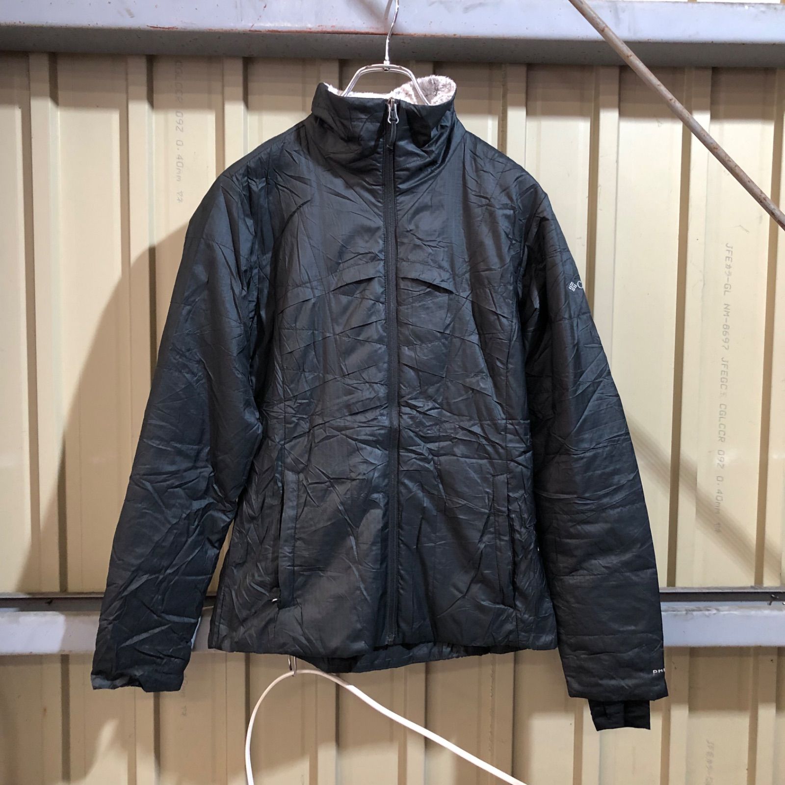 2150 Columbia ダウンジャケット ブラック XS コロンビア フルジップ 