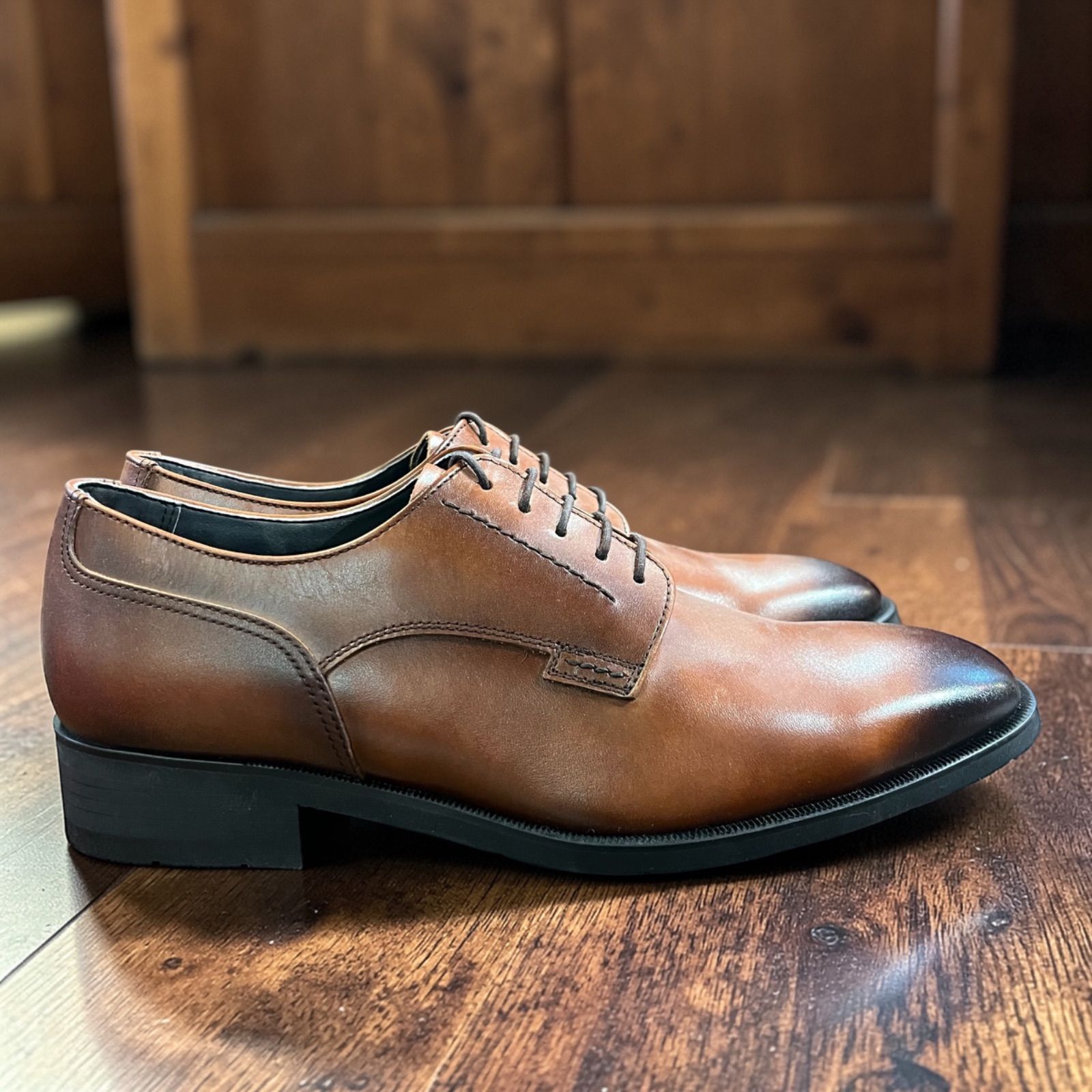 REGAL リーガル 34HR プレーントウ GORE-TEX ブラウン サイズ23.5cm 
