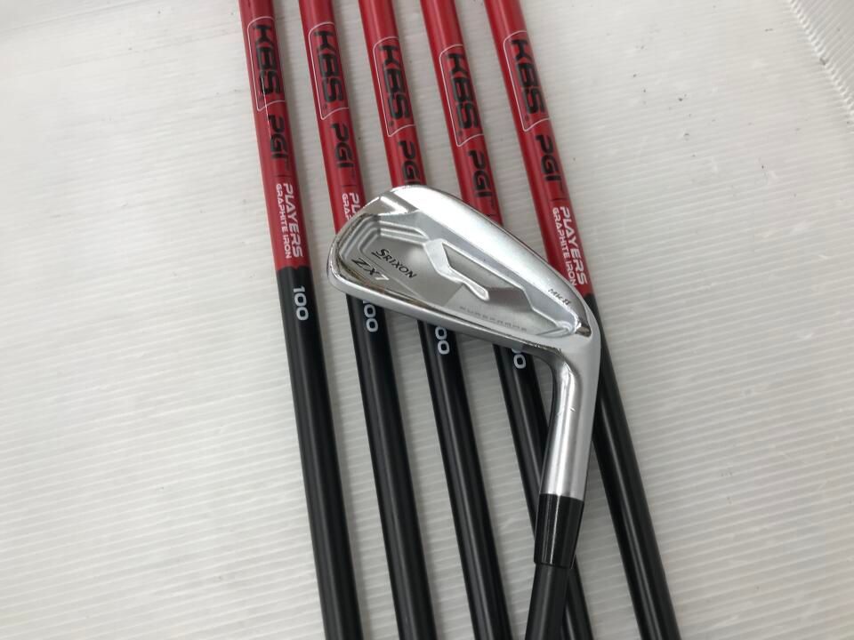 ダンロップ SRIXON ZX7 Mk2 KBS PGI PLAYERS アイアンセット 中古