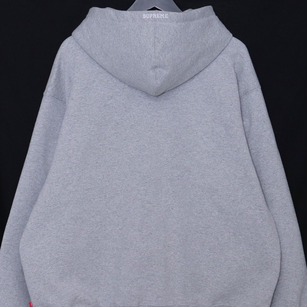 SUPREME S Logo Zip Up Hooded Sweatshirt Lサイズ グレー - メルカリ