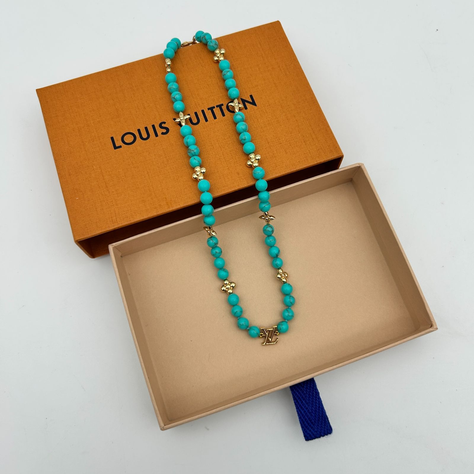 LOUIS VUITTON ルイ・ヴィトン ネックレス マイLVパール M01173 RM1254