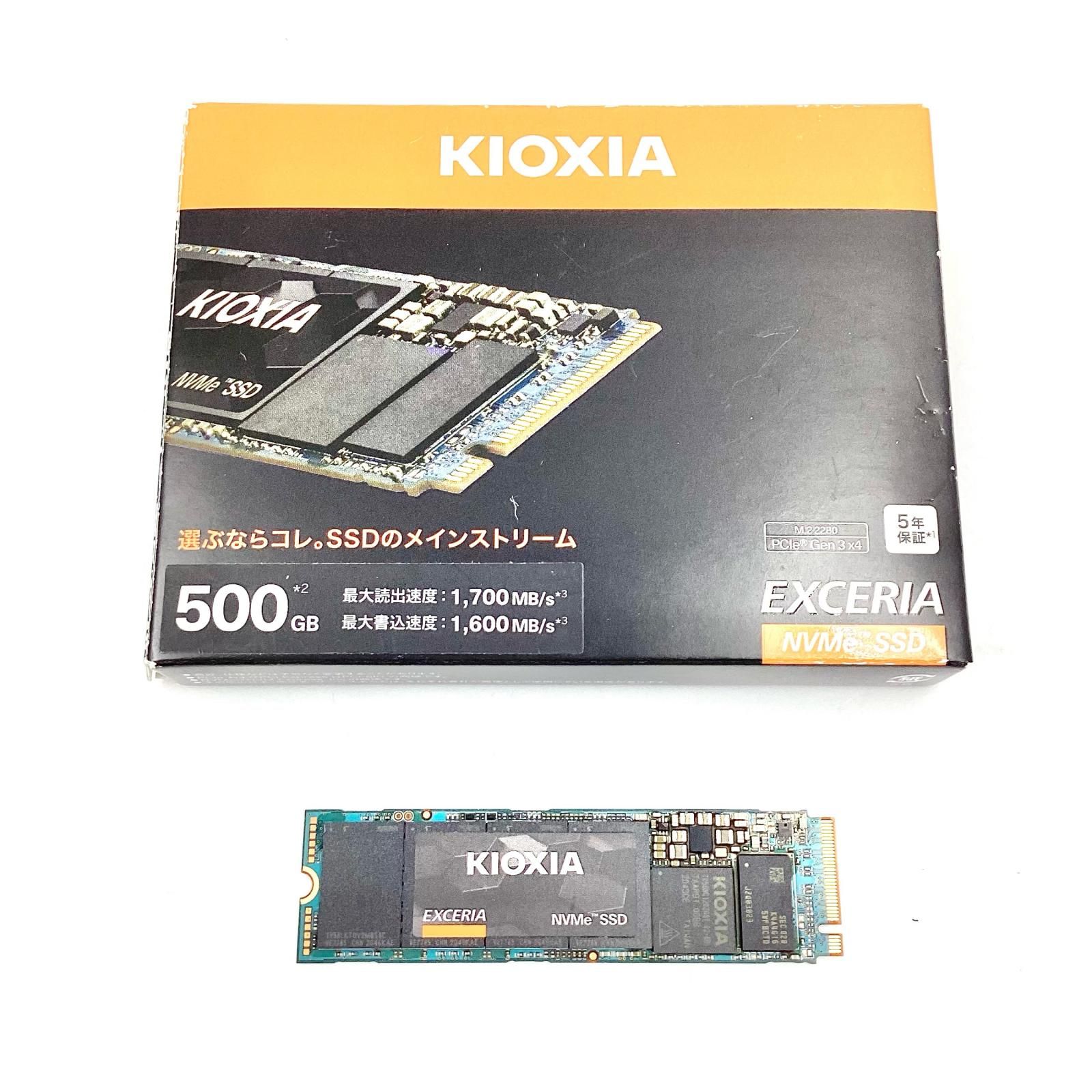 KIOXIA SSD 500GB 中古 美品 動作確認済 - メルカリ