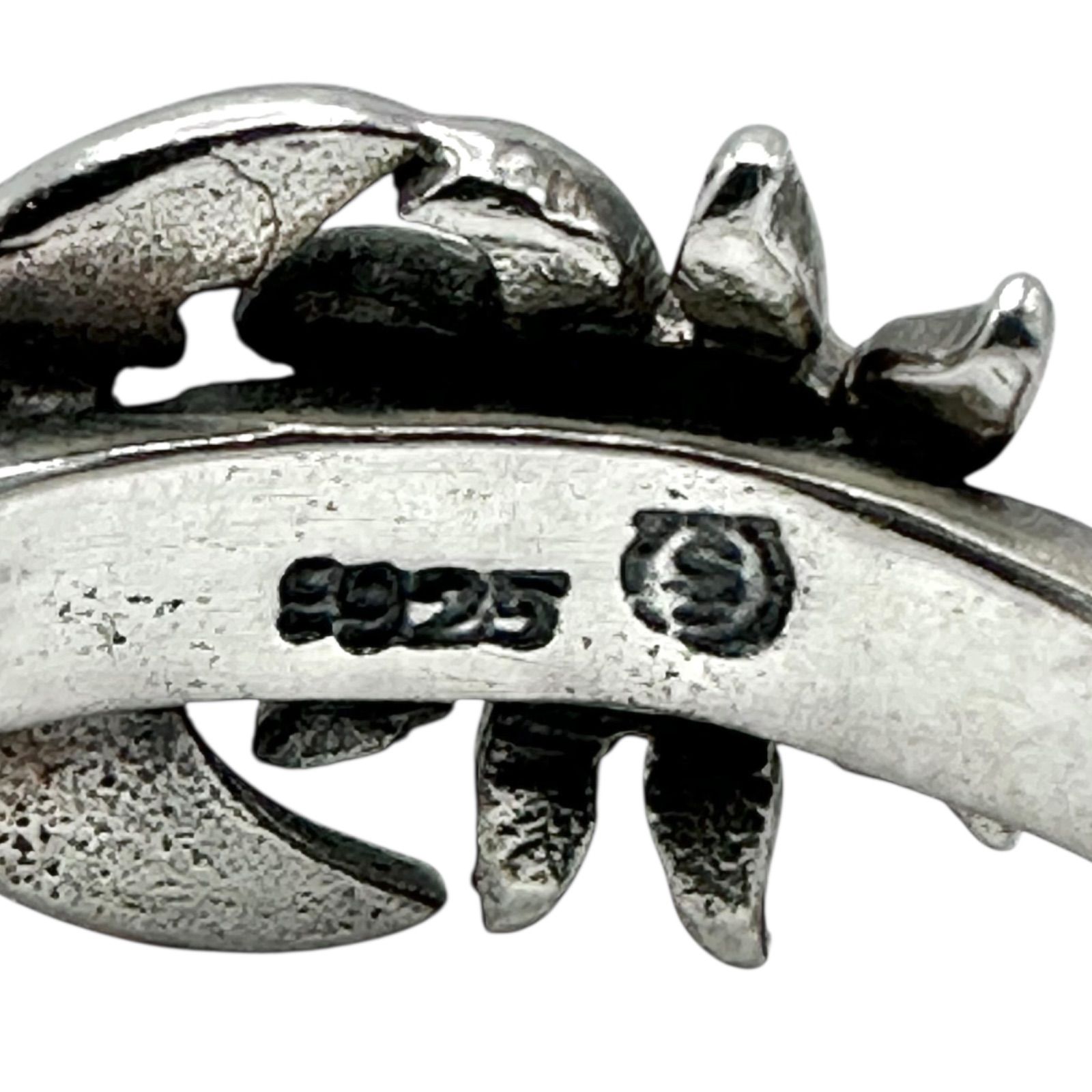 月と太陽】宇宙 Silver 925 刻印 90s Vintage Design Ring シルバー