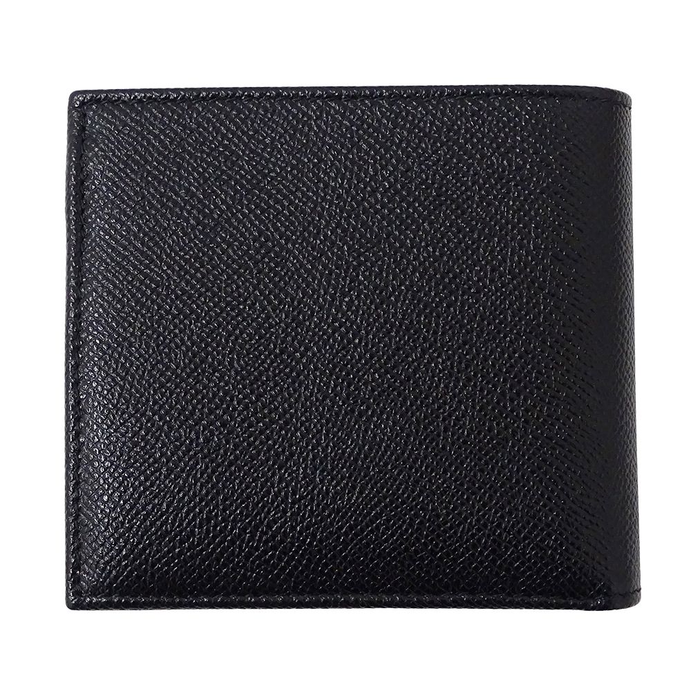ブルガリ BVLGARI 財布 メンズ ブランド 二つ折り財布 ブルガリブルガリマン レザー ブラック 黒 おしゃれ 【中古】