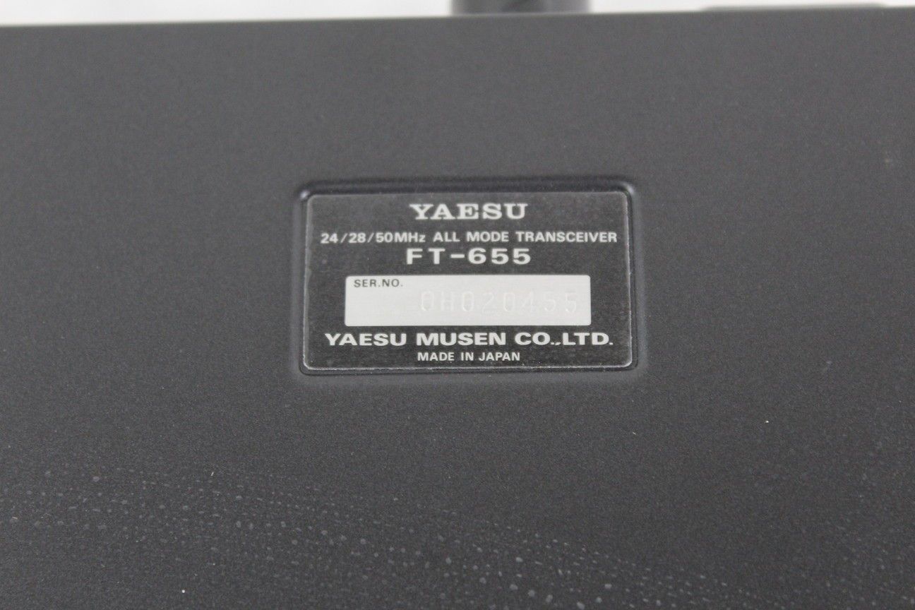 現状品 ヤエス 無線機 FT-655 オールモード トランシーバー アマチュア