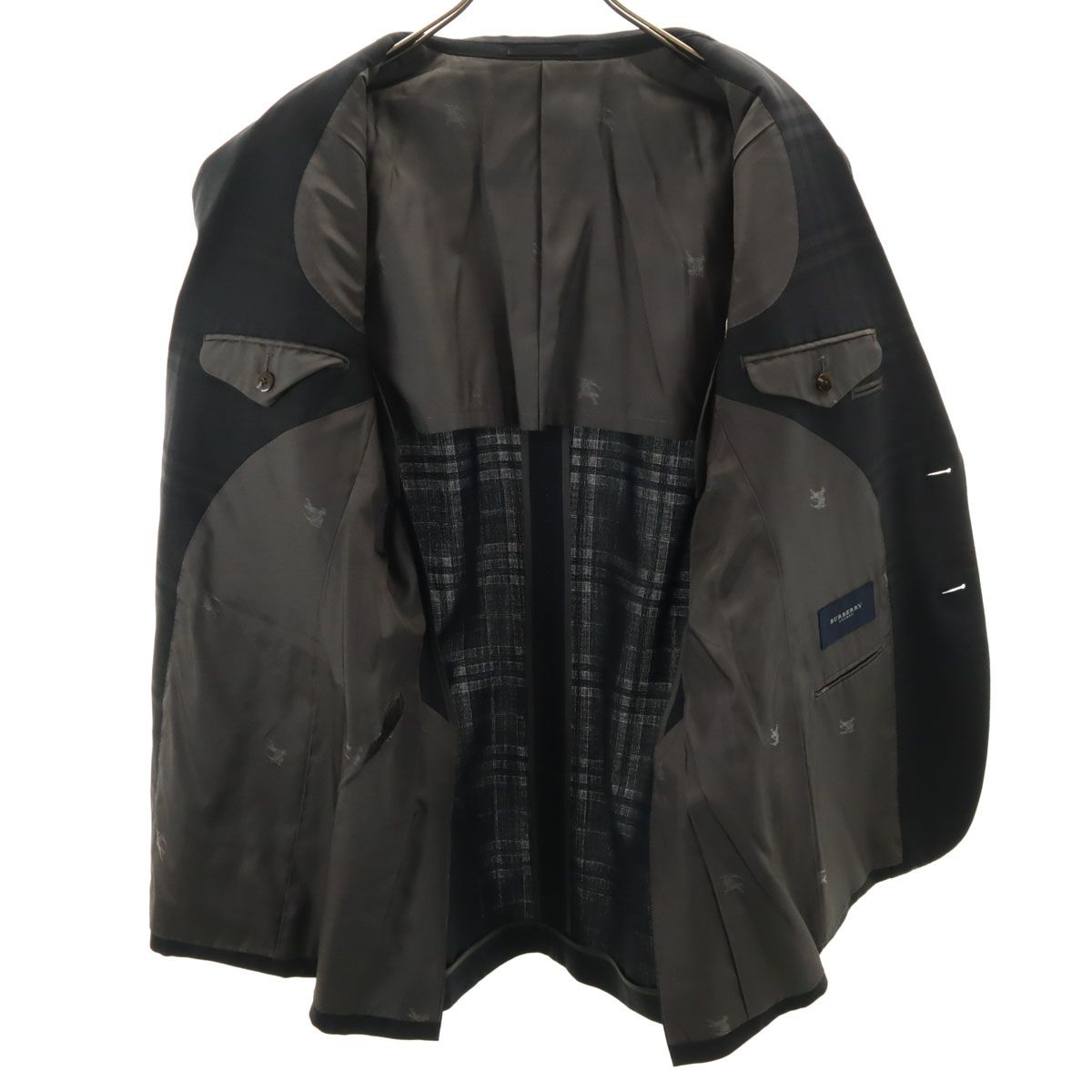 BURBERRY LONDON バーバリーロンドン 日本製 チェック柄 テーラード 