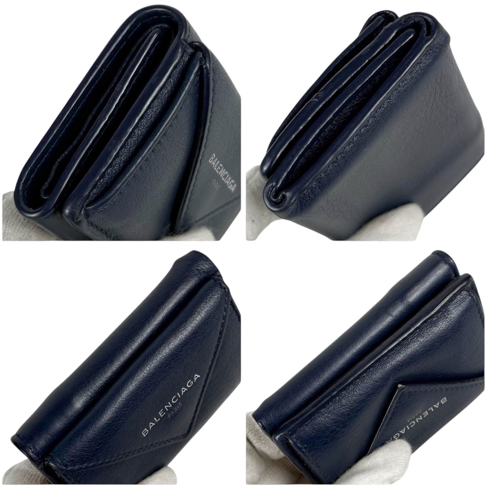 バレンシアガ BALENCIAGA ペーパーミニウォレット 三つ折り財布