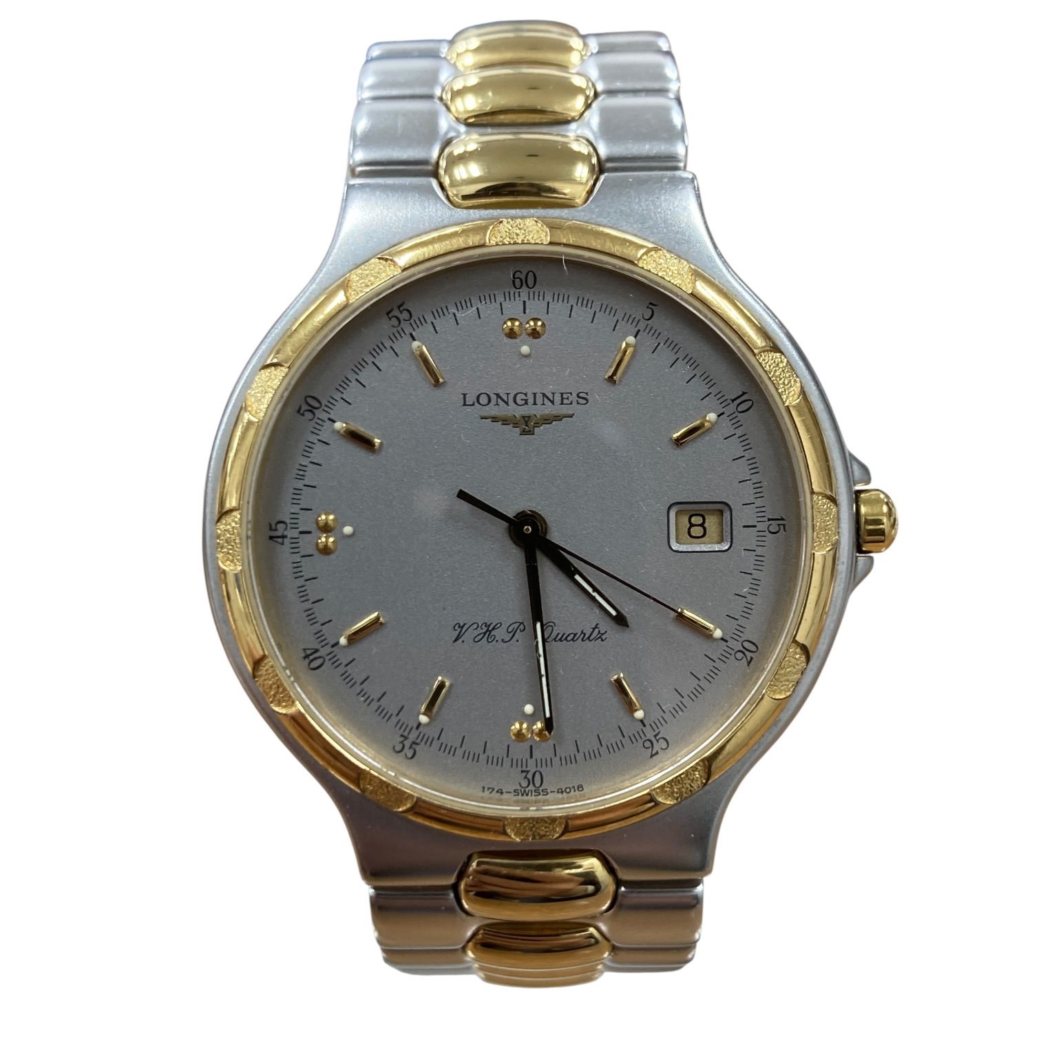 新品電池】ロンジン LONGINES コンクエスト デイト LI.613.3 コンビ 3 