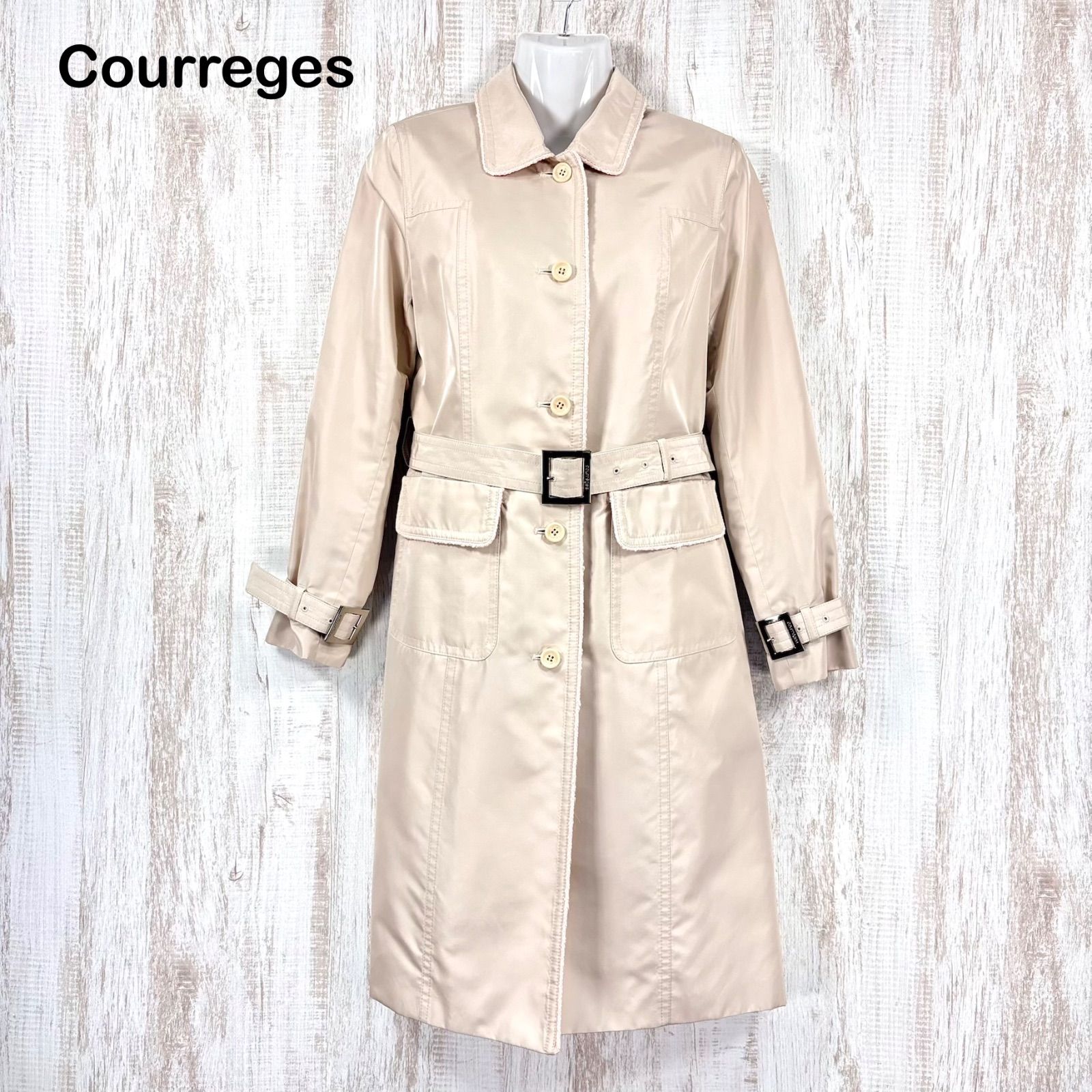 Courreges - 大人気◎courreges 21 トレンチコート 40 グレージュ