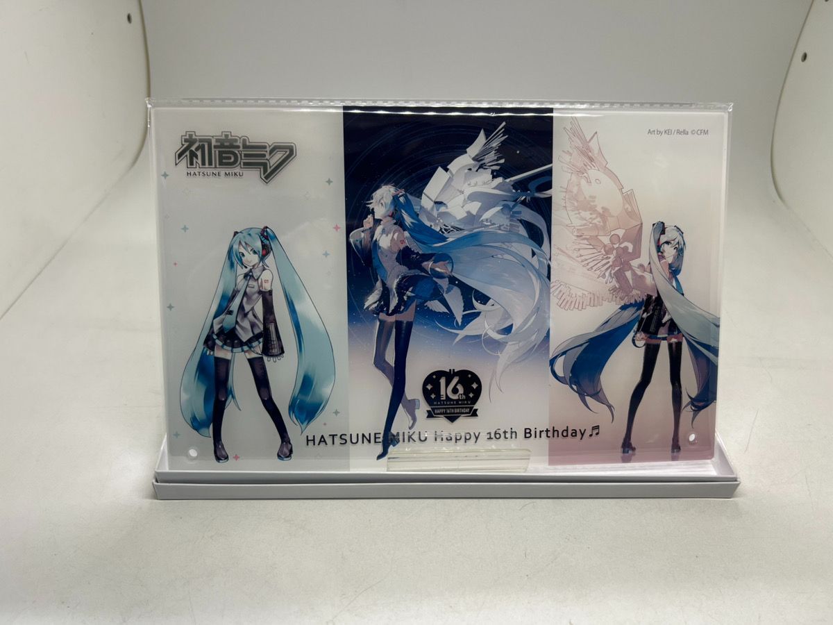 中古 開封済み】 初音ミク Happy 16th Birthday 公式カラー金貨＆銀貨