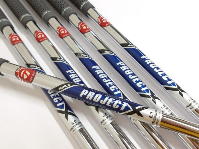 Used TaylorMade P-7MC Forged Irons 3-PW Project X 6.0 Stiff Flex