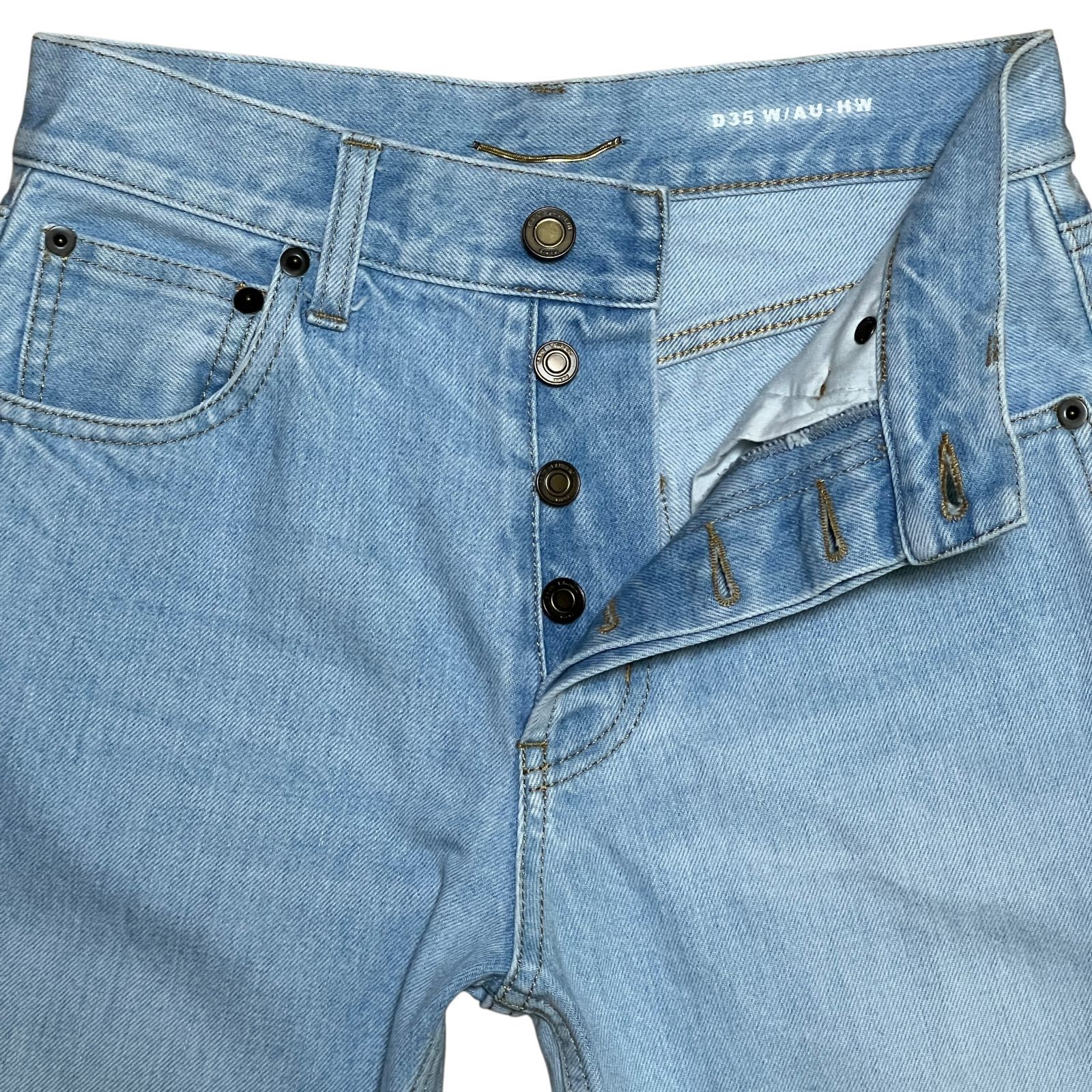 極美品】SAINT LAURENT PARIS ハイウエスト ストレートデニム 26 
