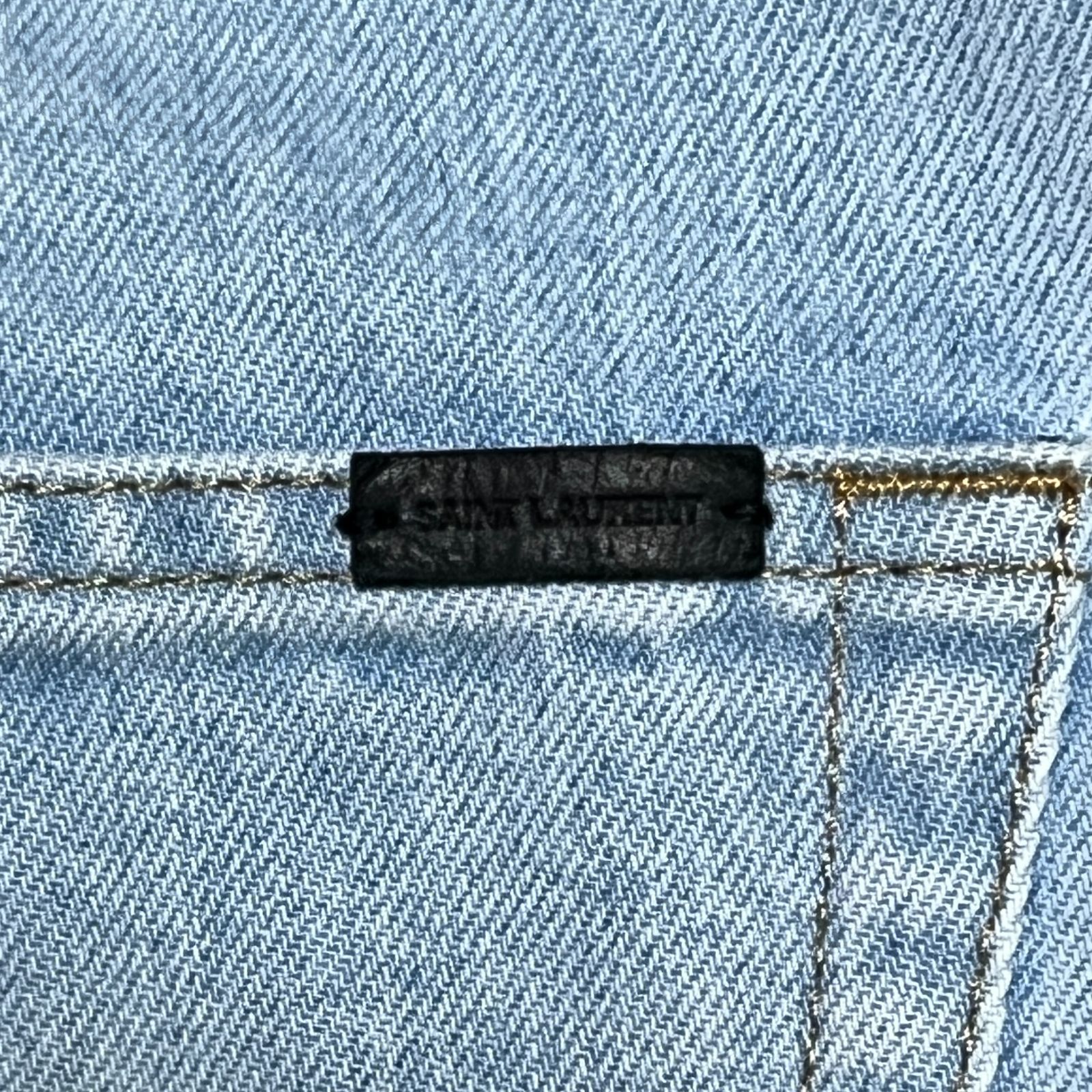 極美品】SAINT LAURENT PARIS ハイウエスト ストレートデニム 26 