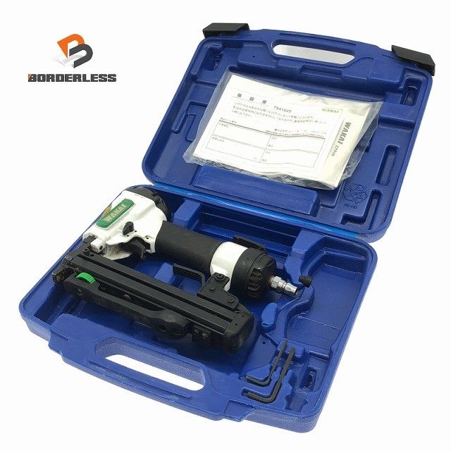 ☆中古品☆WAKAI 若井産業 常圧/一般圧 エアタッカー TS41025 ステープル用エアタッカ 釘打機 エアー工具 ツール 軽量 DIY124547